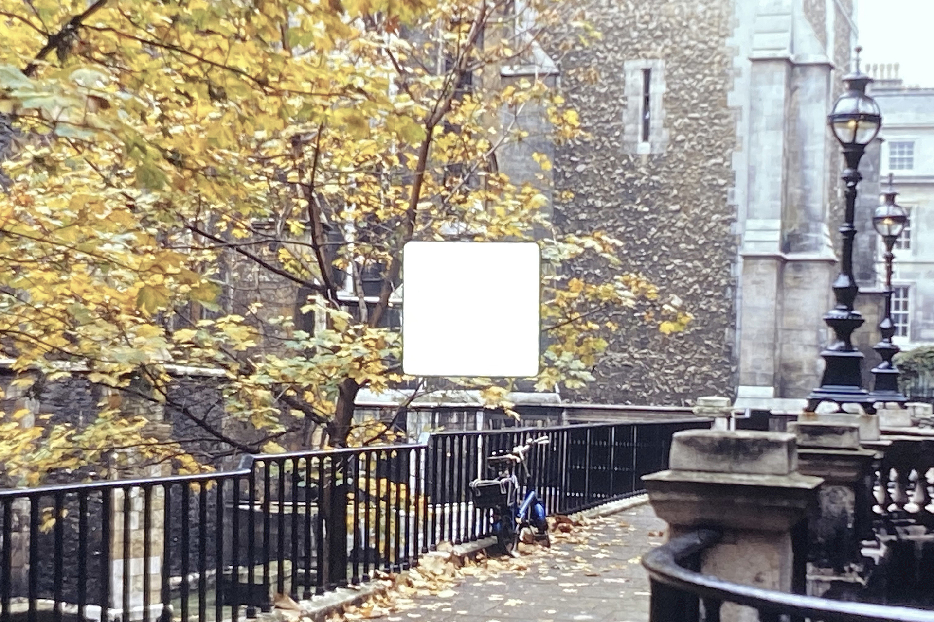 Tetra, 2021, steel, projector, 81 laser cut slides, detail