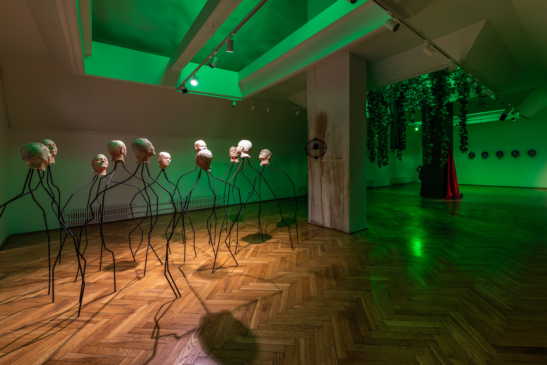 Renata Valčik. Installation based on Shakespeare's Hamlet.