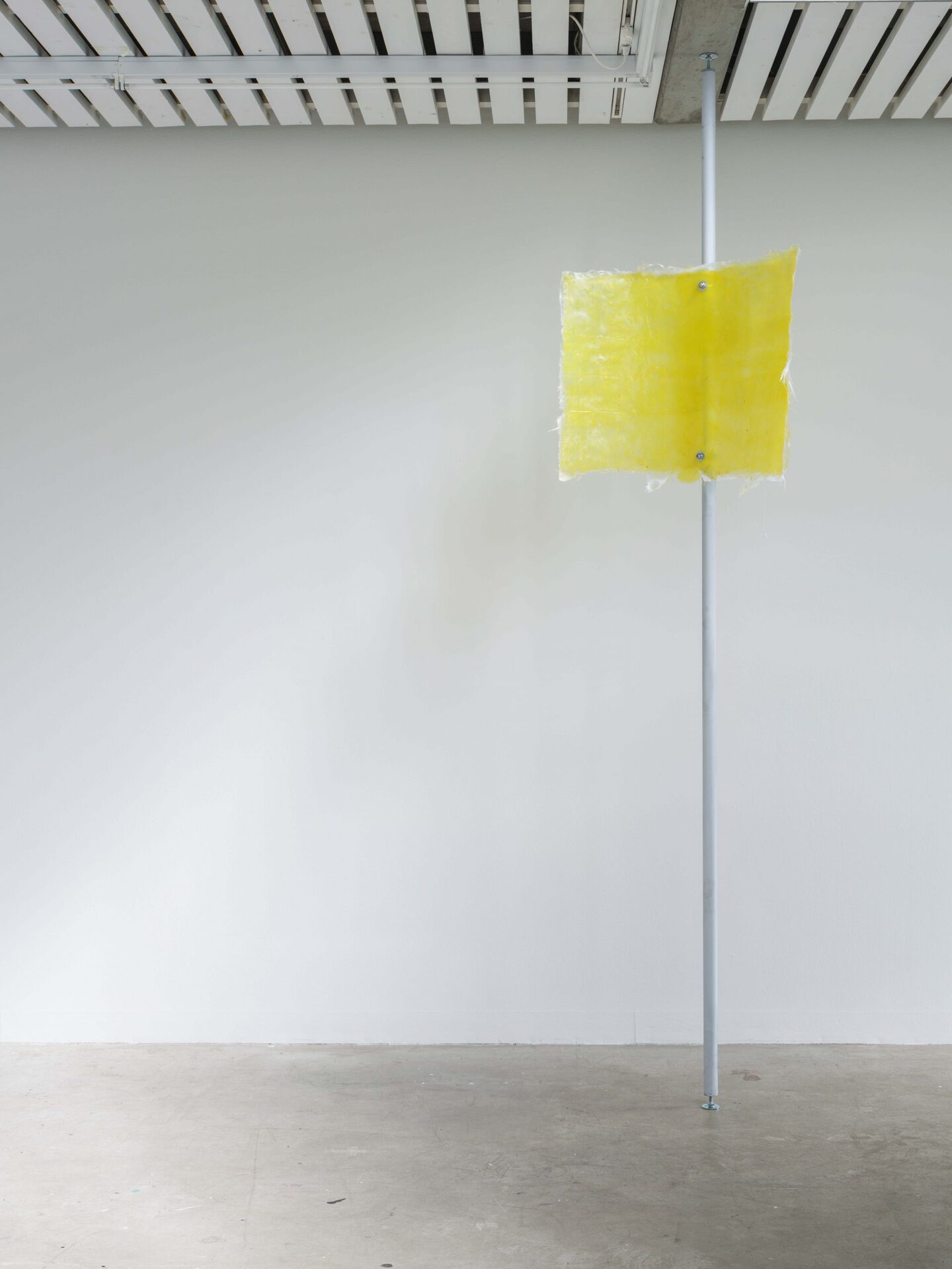 Cecilie Skov, Mirroring, 2021, Epoxy, steel, silicone, prop flower