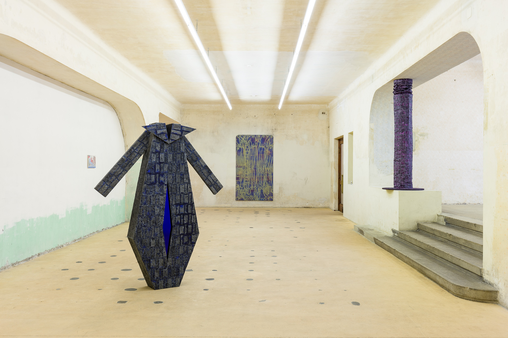 Stine Ølgod, Katharina Schilling,Till we have faces, exhibition view, Gallery AAAA, 2021.