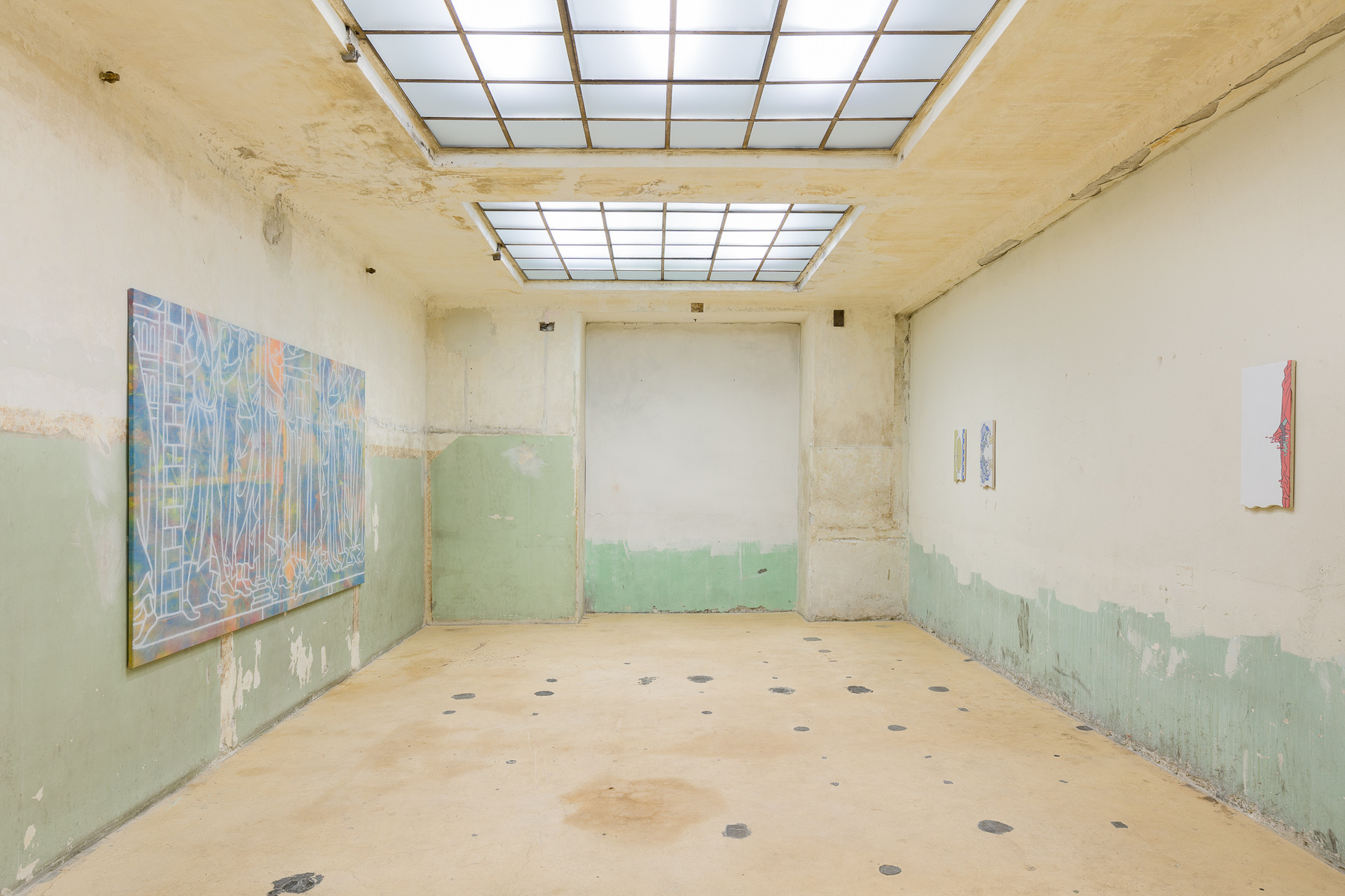 Katharina Schilling, Till we have faces, exhibition view, Gallery AAAA, 2021.