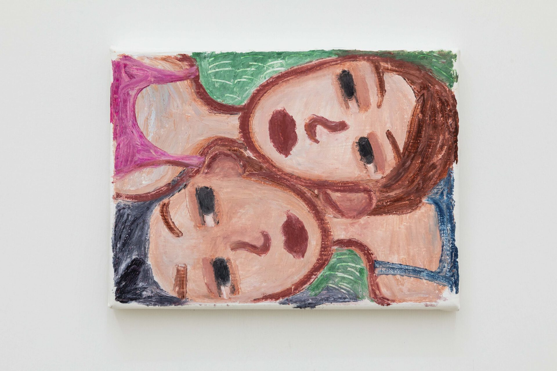 Tatiana Defraine, Dreamers are my fav, 2021, Oil Pastel on canvas, 15x20cm