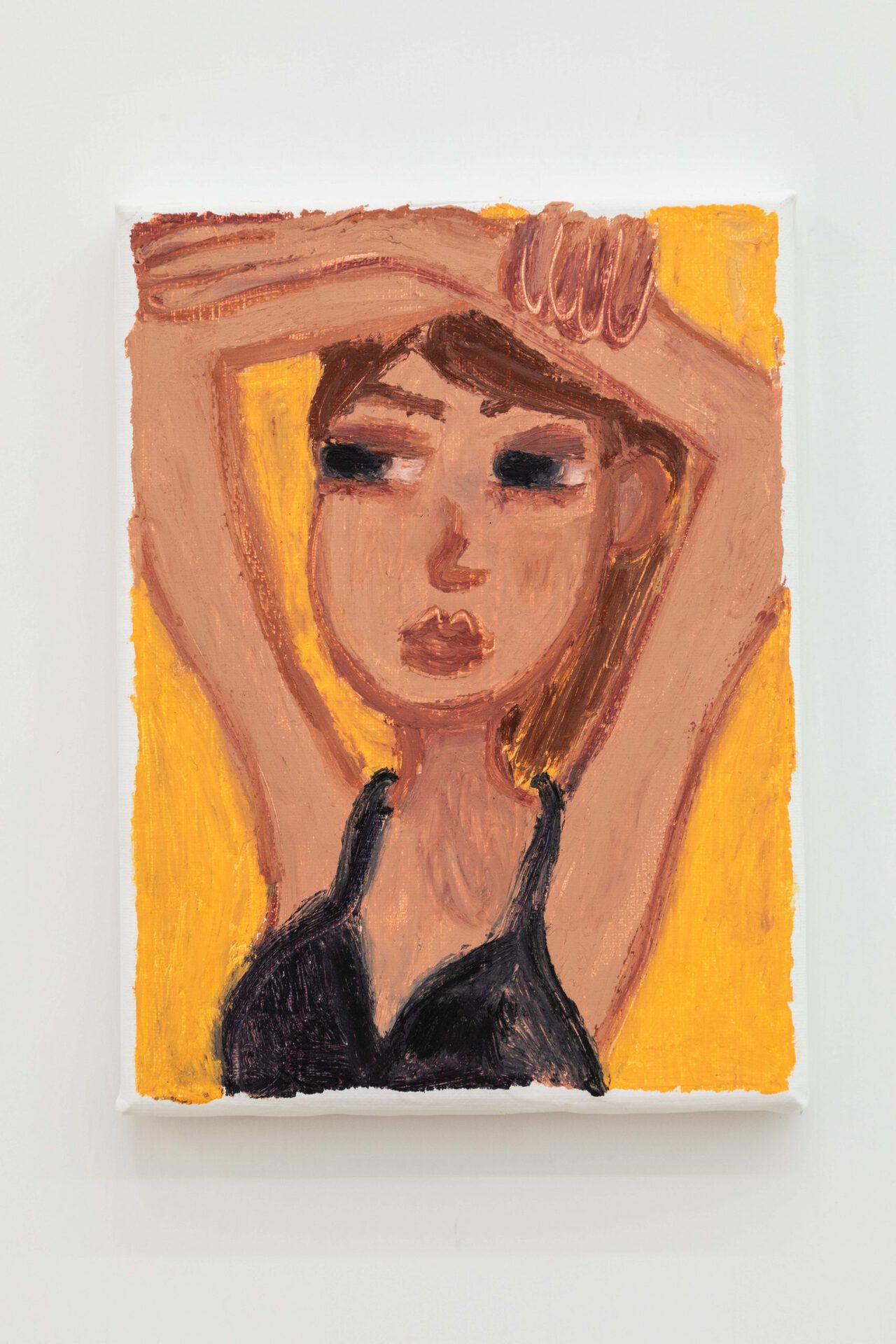 Tatiana Defraine, Sugar Wax, 2021, Oil Pastel on canvas, 20x15cm