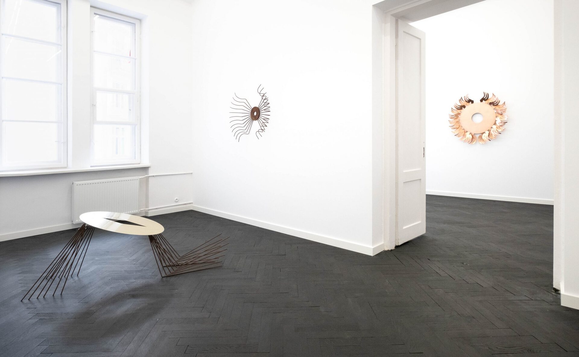 Iza Tarasewicz, Full Circle Ahead!, solo show at Gunia Nowik Gallery, 2021. Photo: Bartosz Górka