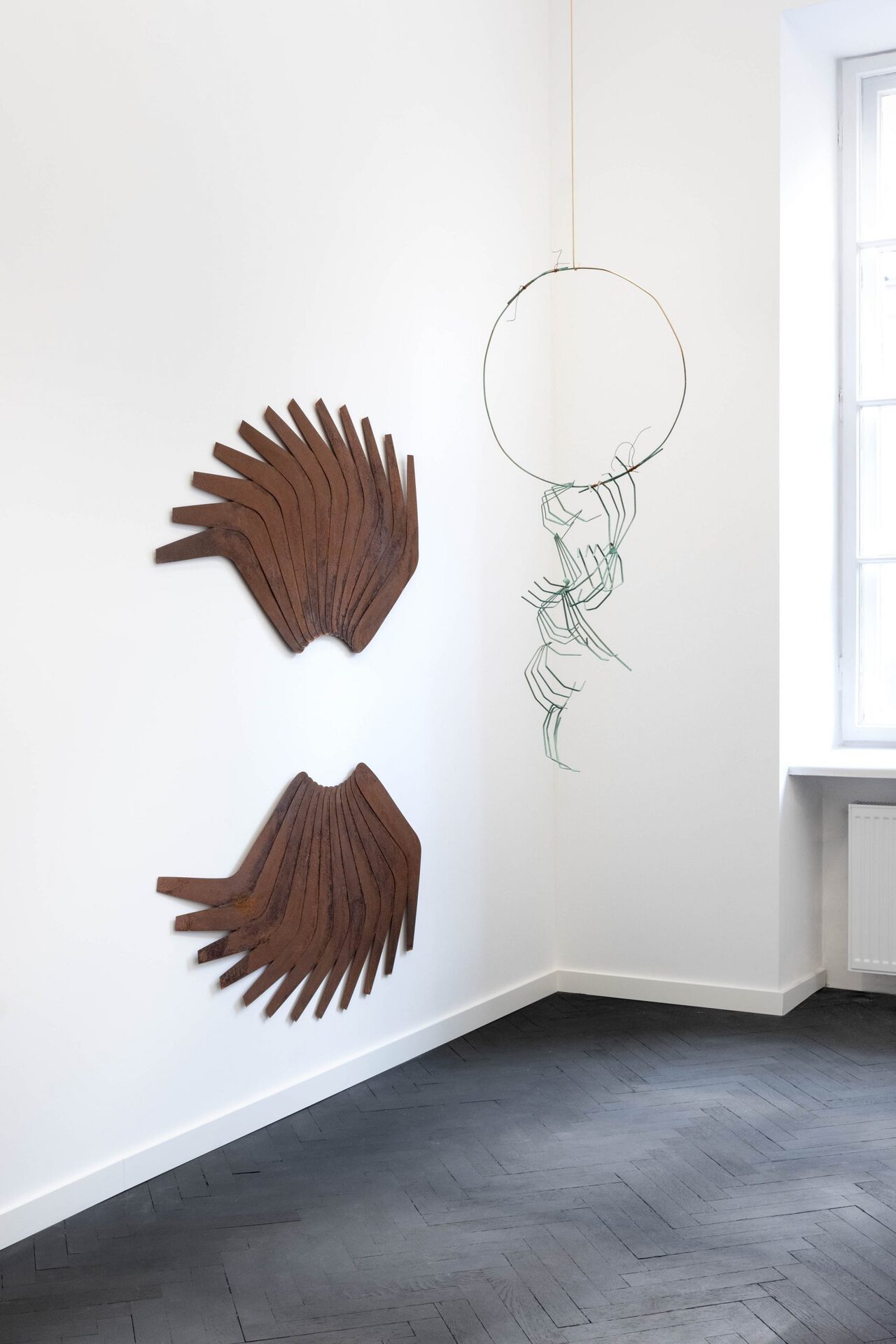 Iza Tarasewicz, Full Circle Ahead!, solo show at Gunia Nowik Gallery, 2021. Photo: Bartosz Górka