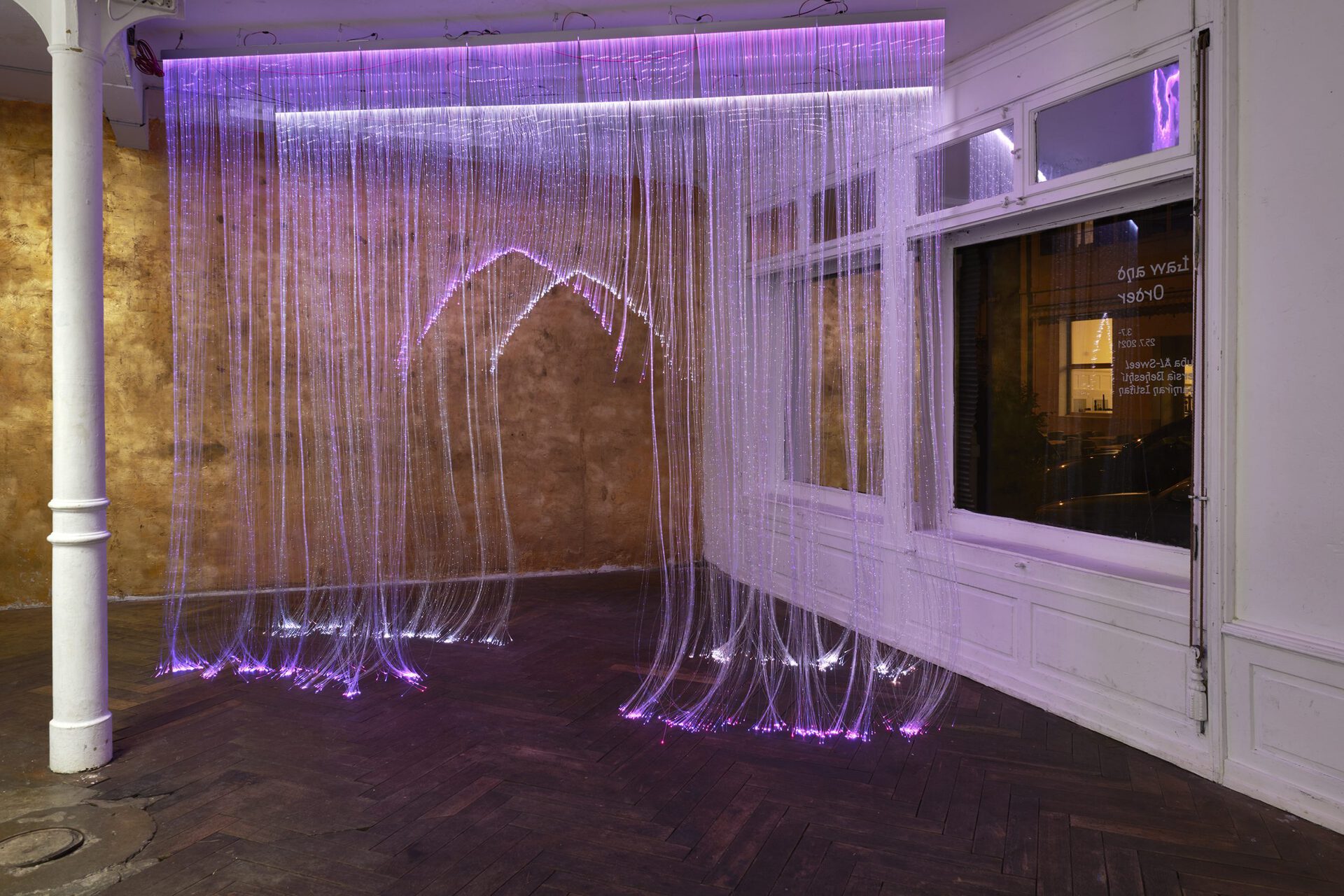 Untitled, 2021, Fiber Optic LED, 3.50m x 3.00 m