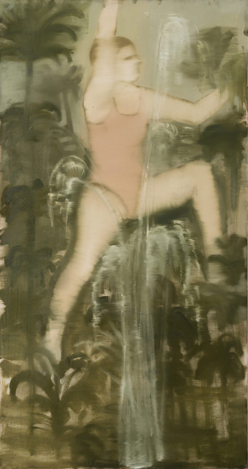 Mariam Aqubardia, untitled, 2021, Oil on canvas, 180x110cm