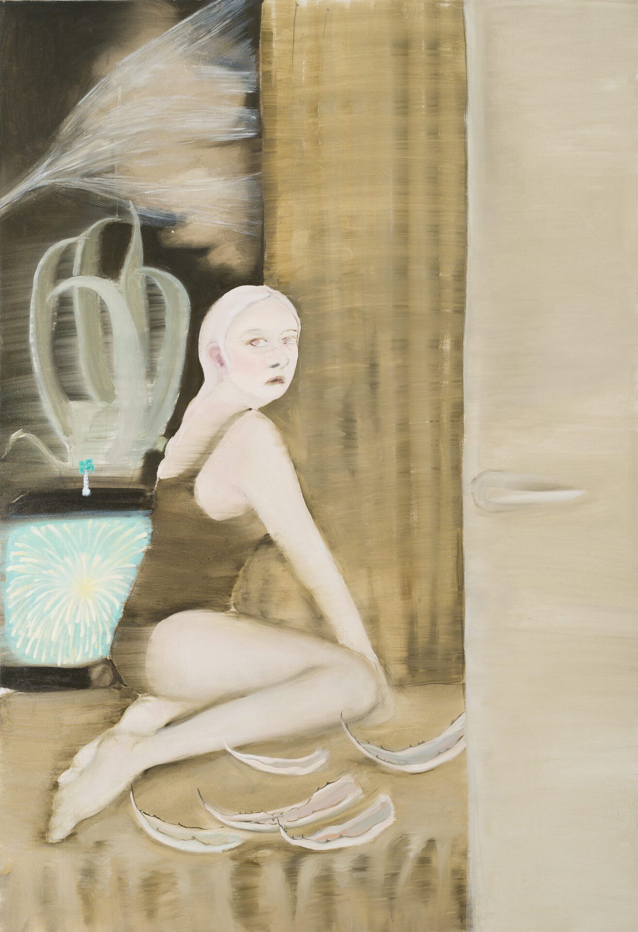 Mariam Aqubardia, untitled, 2021, Oil on canvas, 180x130cm