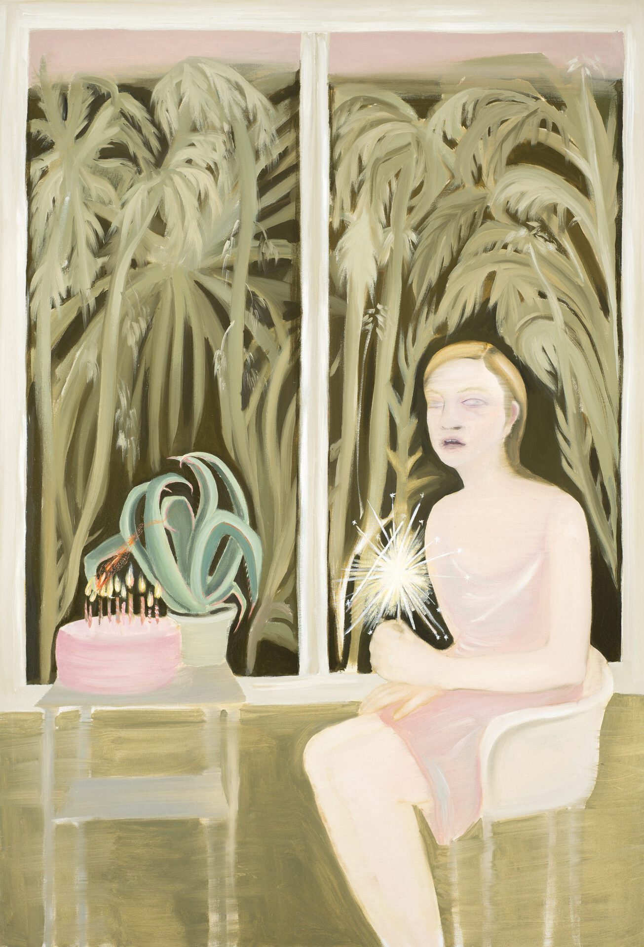 Mariam Aqubardia, untitled, 2021, Oil on canvas, 160x120cm