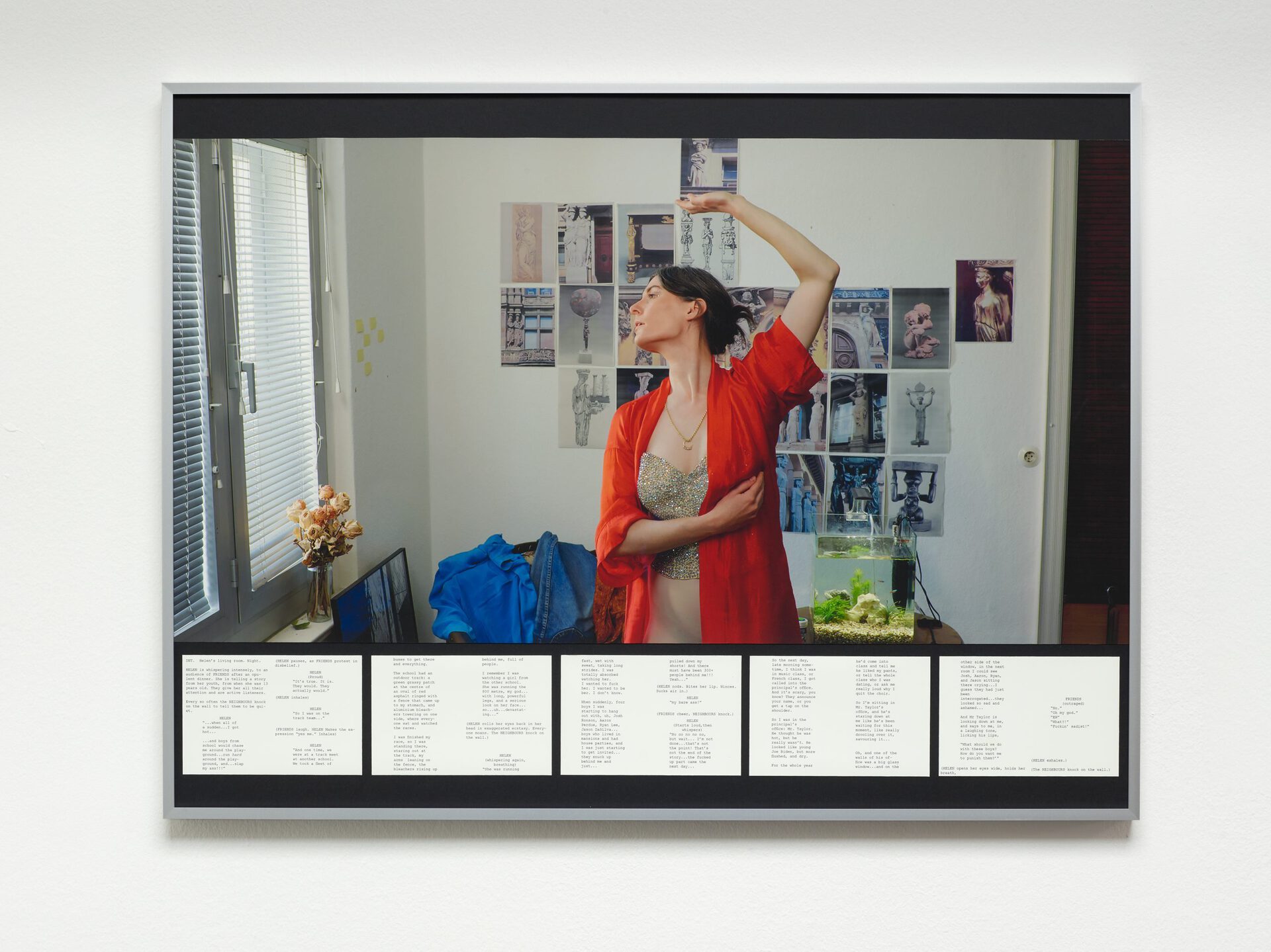Rosa Aiello, Inventory (Caryatid), 2021 C-print on Hahnemühle paper, five prints; aluminium frame, museum glass, 60 x 80 cm