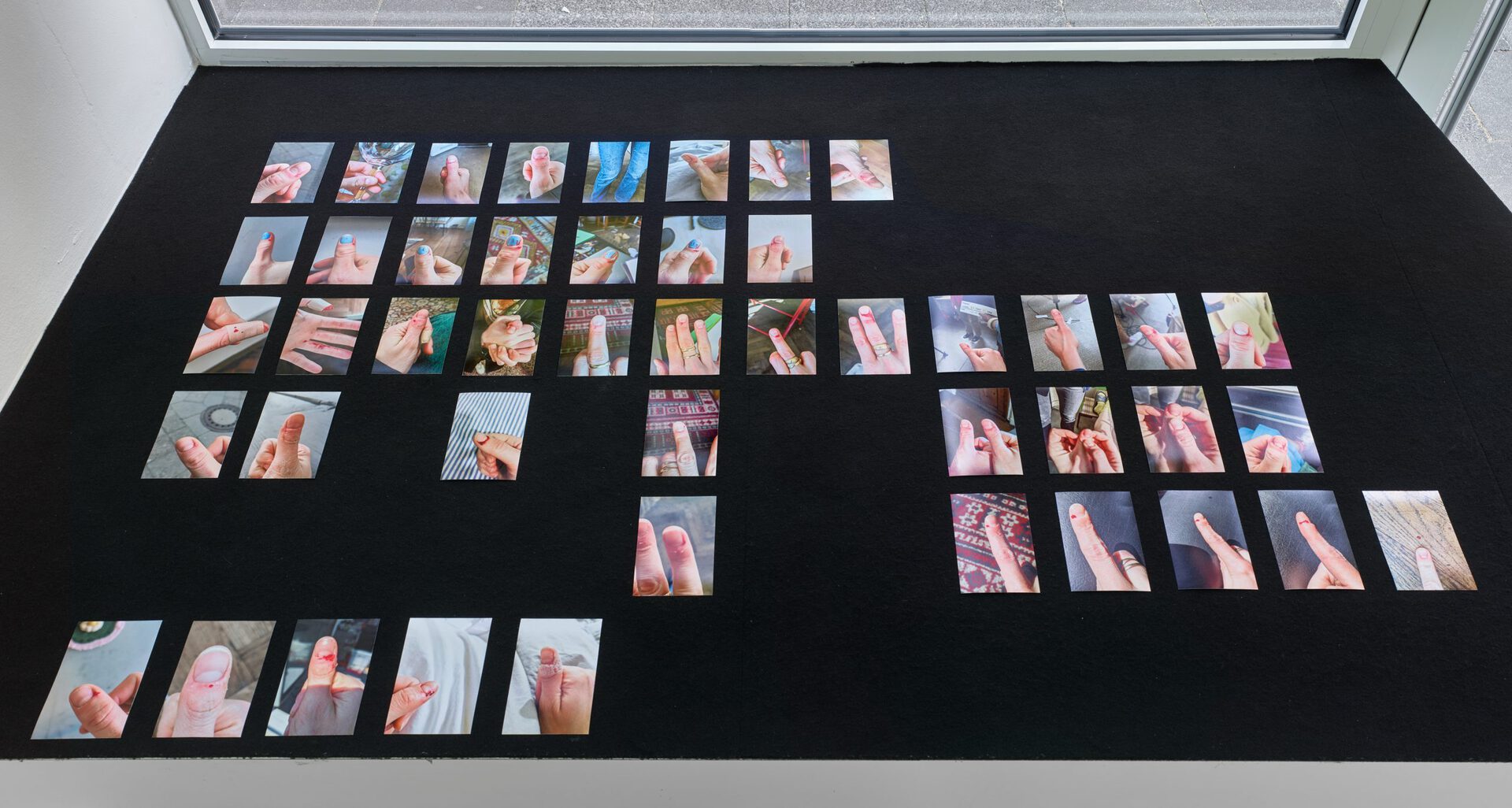 Rosa Aiello, Artemis’ 2 Become 1 (Discipline and Character Building), 2021 46 photographic prints, each 15 × 10 cm