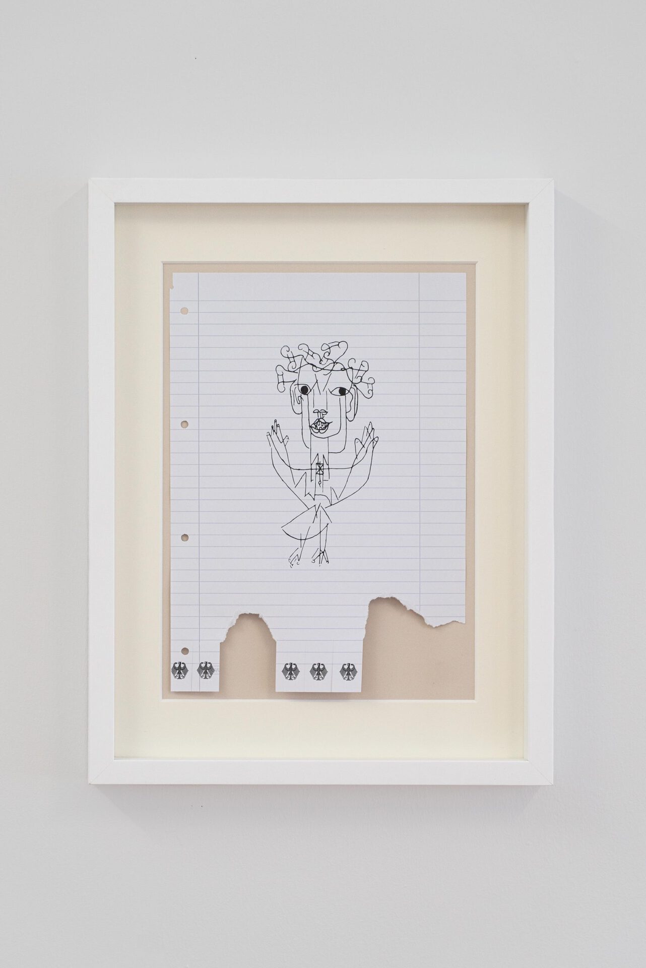 Nicholas Warburg, ENGEL DER GESCHICHTE IM ZEITALTER SEINER TECHNISCHEN REPRODUZIERBARKEIT, 2021, Laser print on paper, framed (Edition 17+3), 30 x 20 cm.