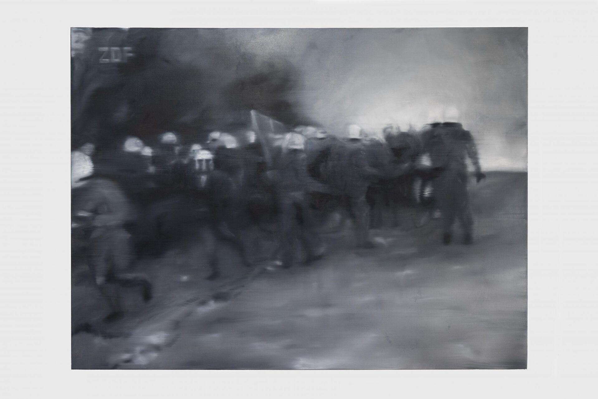 Nicholas Warburg, KAMPF DER WELTEN, 2021, Oil on canvas, 150 x 200 cm.