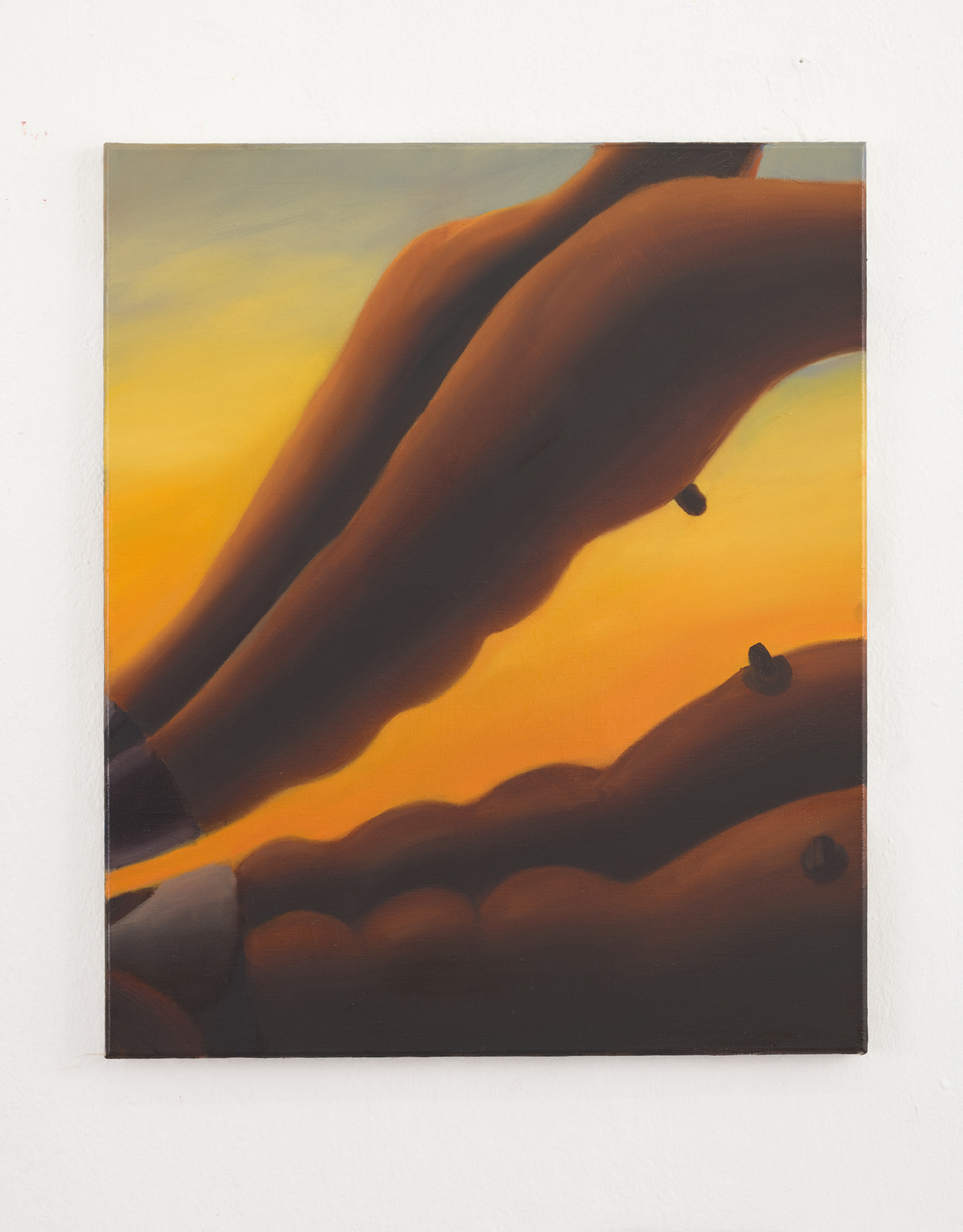 Murat Önen, Kontakt, 2021, Oil on Linen, 60 x 50 cm