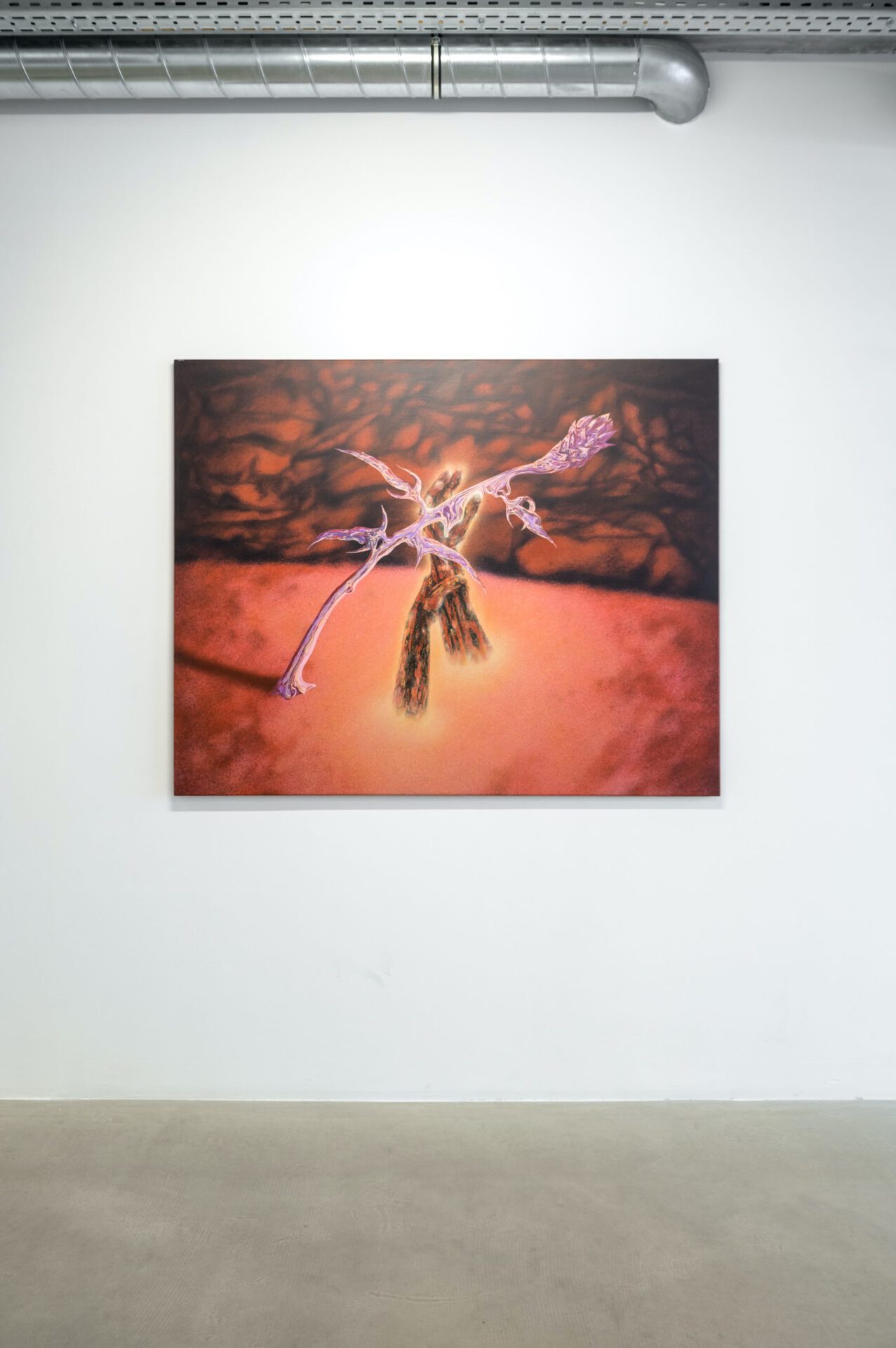 Ádám Horváth – To Recognise That This Teardrop Can Transform, 2020, acrylic on canvas, 150 x 120 cm