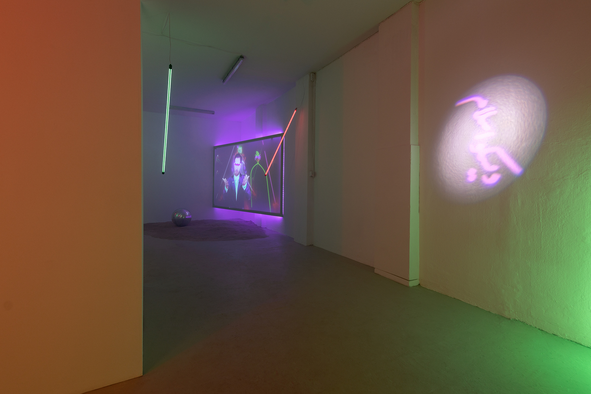Installation view, “Bijan Moosavi — DISCO ISLAM”, 2021
