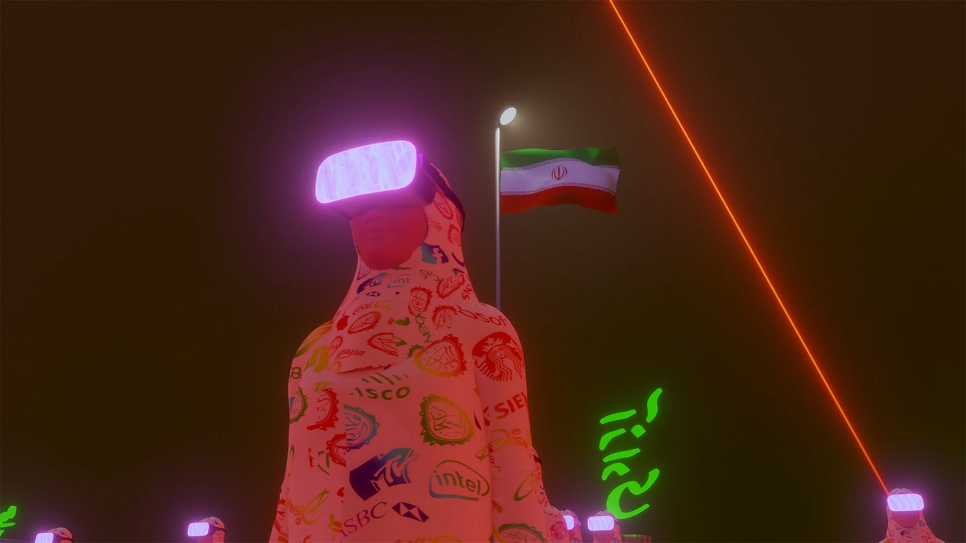 Bijan Moosavi, „DISCO ISLAM”, video still