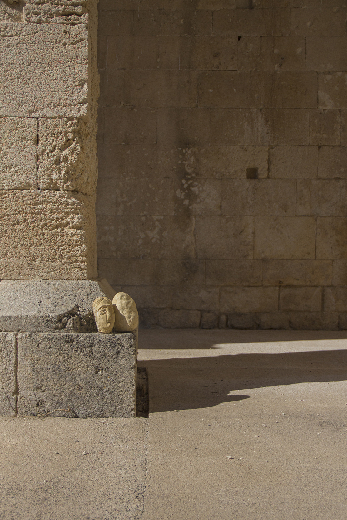 9 Montecristo Project - La Costante Resistenziale, Ruins of San Nicola di Silanis, installation view