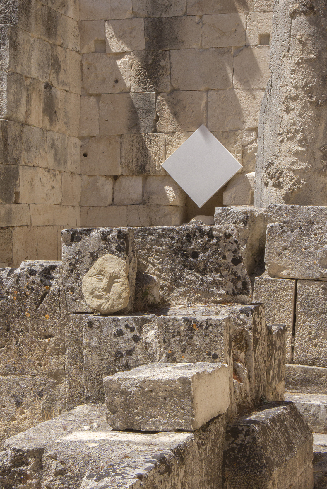 4 Montecristo Project - La Costante Resistenziale, Ruins of San Nicola di Silanis, installation view