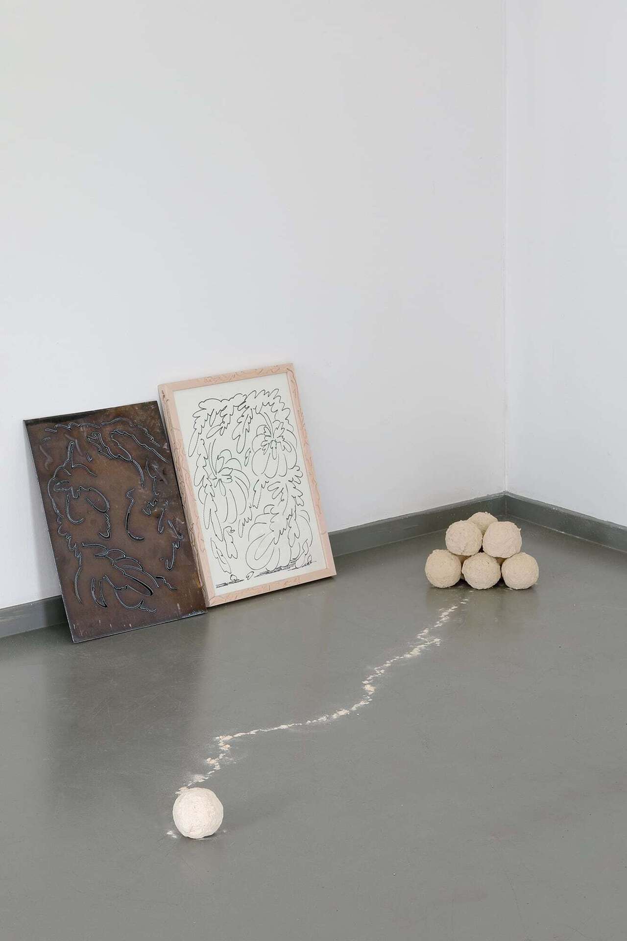 Lisa Ertel & Jannis Zell, Installation view, 2021