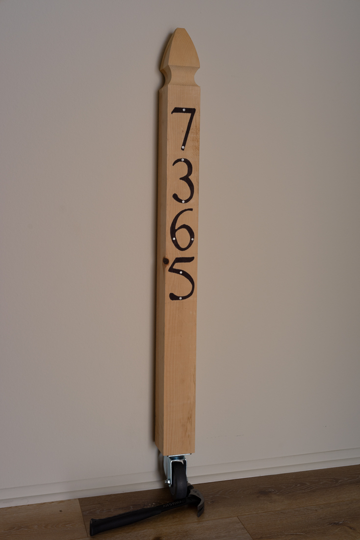 Will Skinner and Michael Seh, 'Steering Column', 2021, wood column