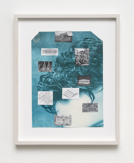 Alex Turgeon, Peaks, 2021, Collage on paper. Image courtesy of the artist and Ashley Berlin. Photo: Ben Marvin