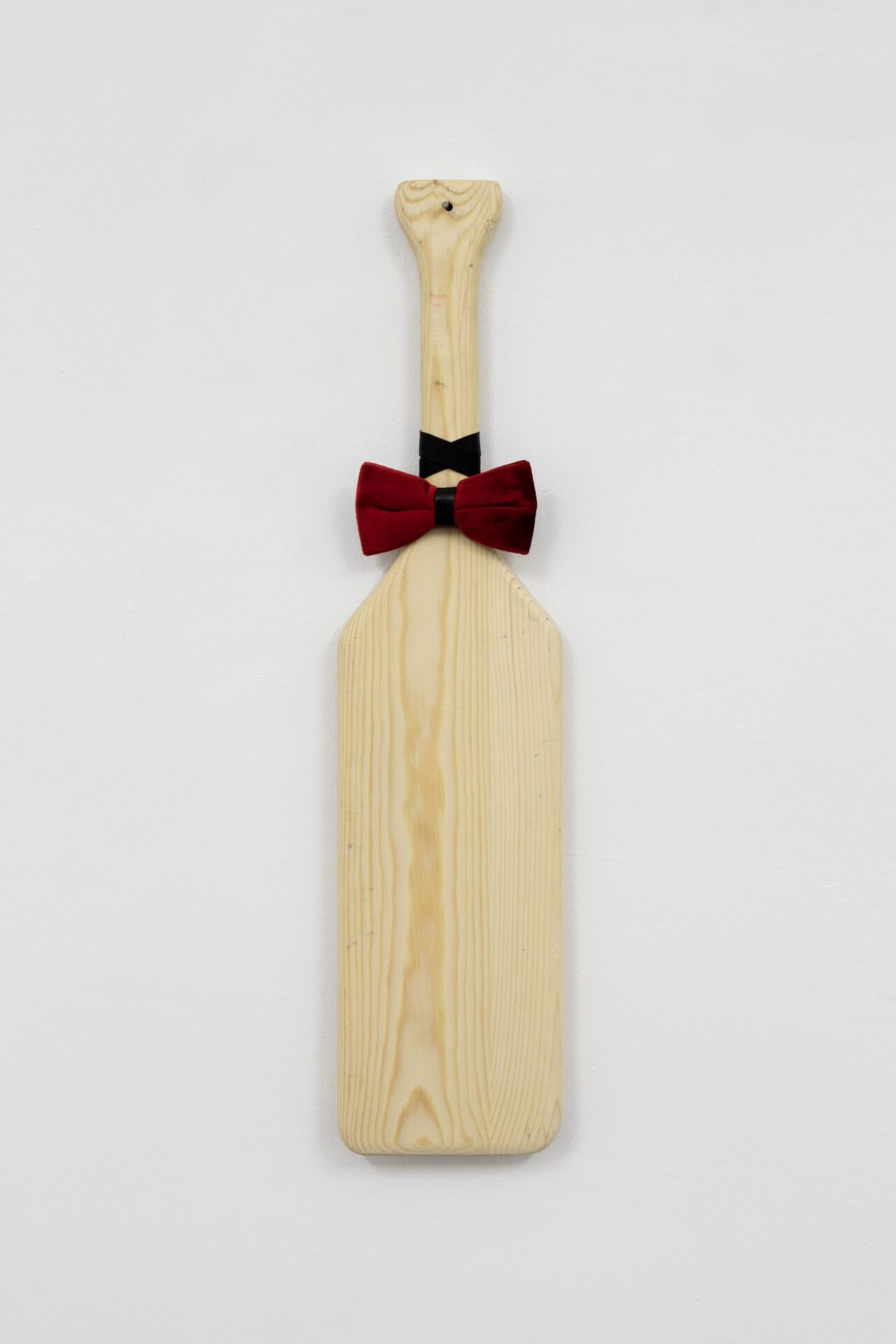 Adam Martin, Mr. Paddle, 2019, Spanking paddle, bow tie, 60cm x 14cm x 2cm