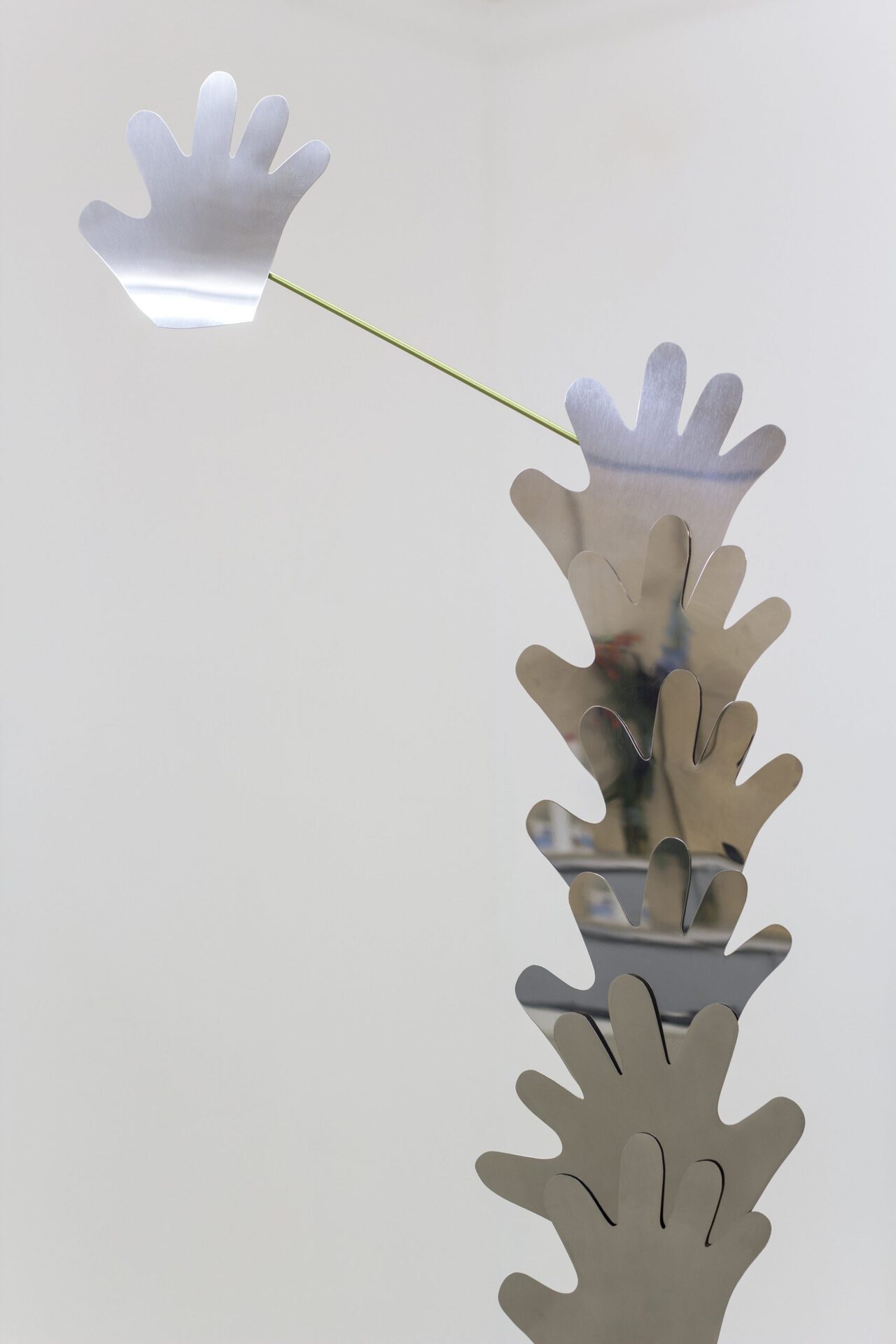 Flash. Steel, car paint, 2021