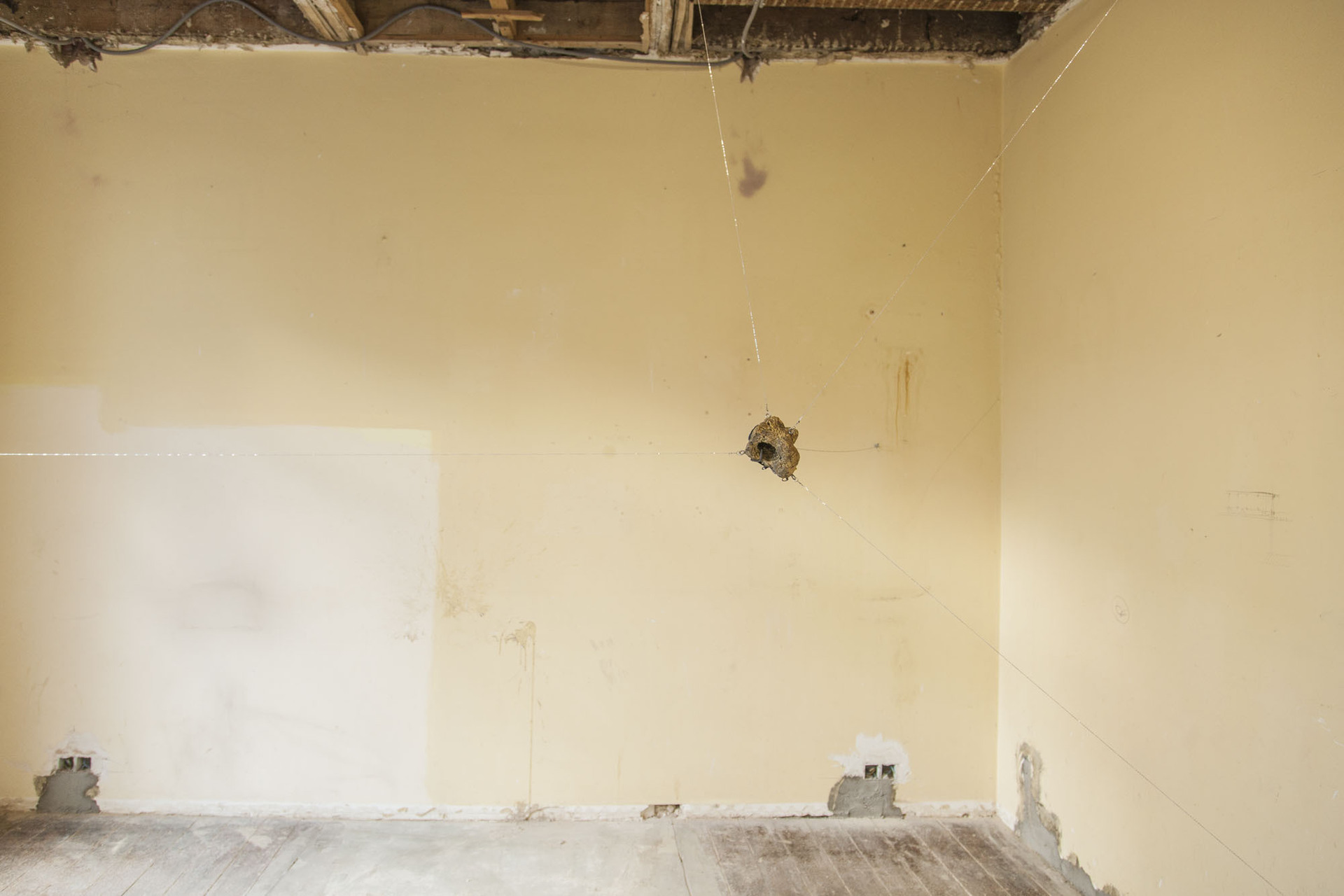 "Joan of Arc I" Brass, steel, bluetooth speaker Soundtrack: selected jazz tracks