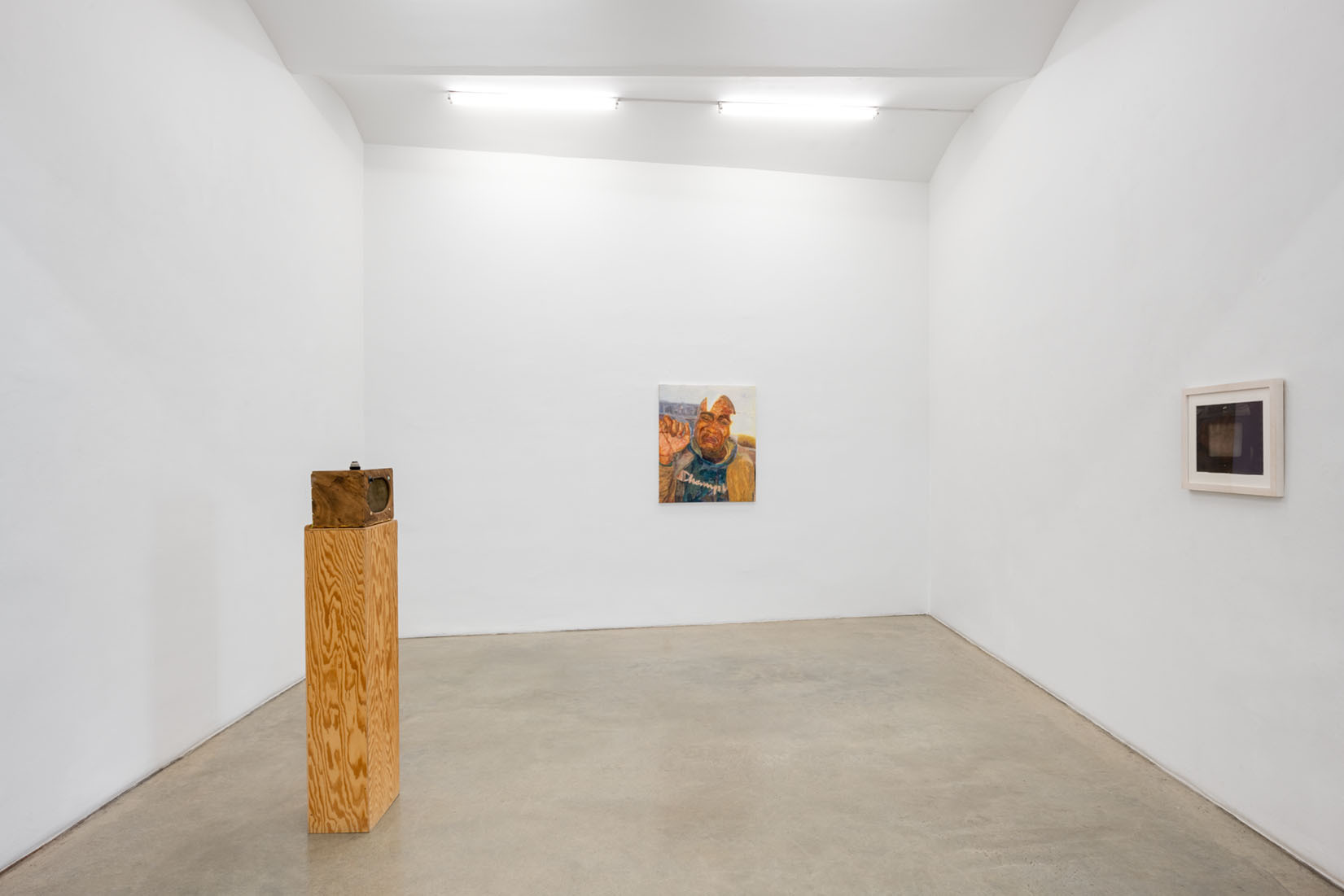 Exhibition view DIE EINSAMKEIT DES SATYRS, curated by Andrea Bellini, Christine König Galerie, Vienna 2021