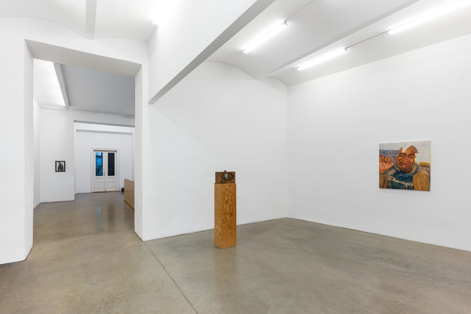 Exhibition view DIE EINSAMKEIT DES SATYRS, curated by Andrea Bellini, Christine König Galerie, Vienna 2021