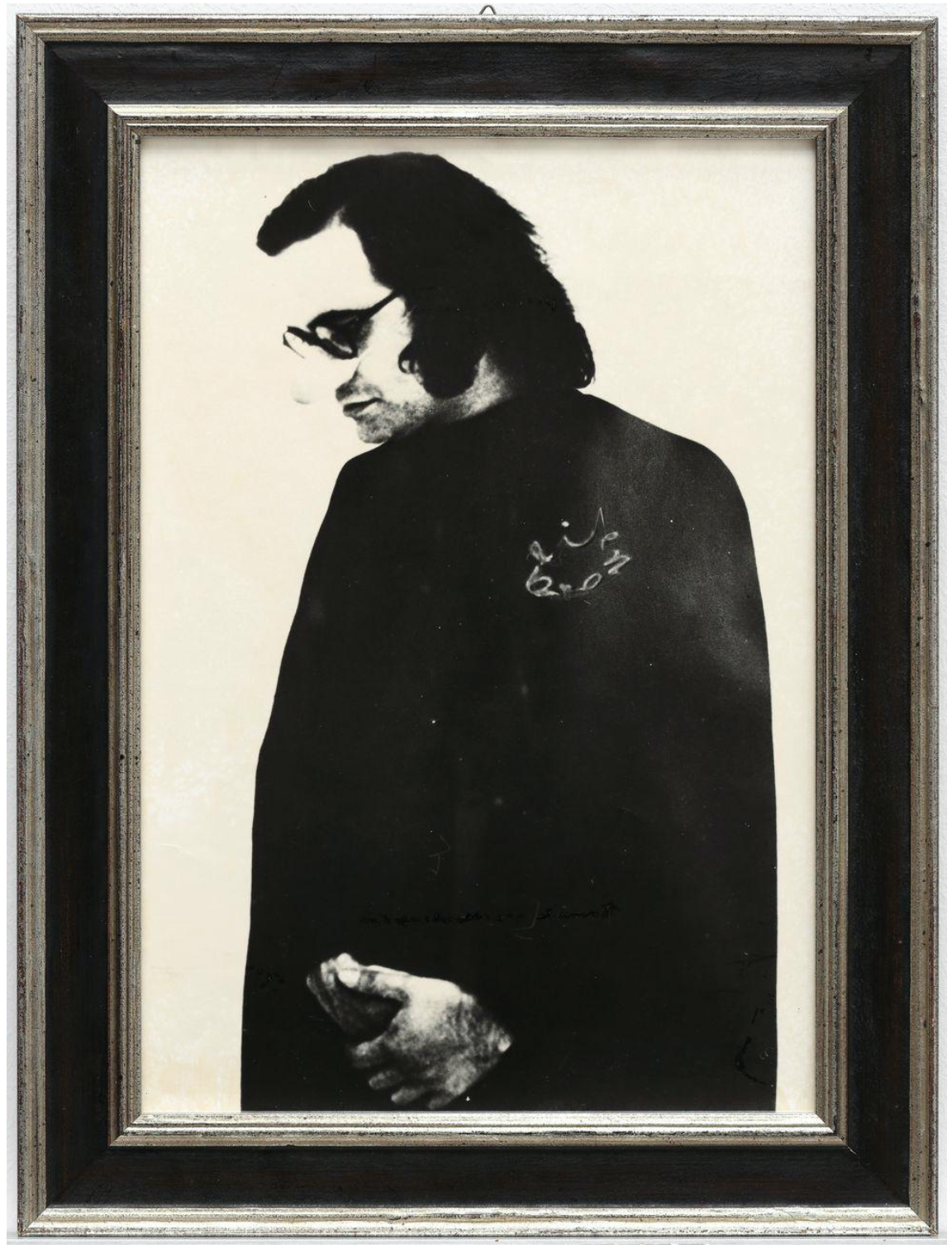 EMILIO PRINI self-portrait as a clown, 1967 photograph 40 x 30 cm Courtesy Christine König Galerie, Vienna and the artist