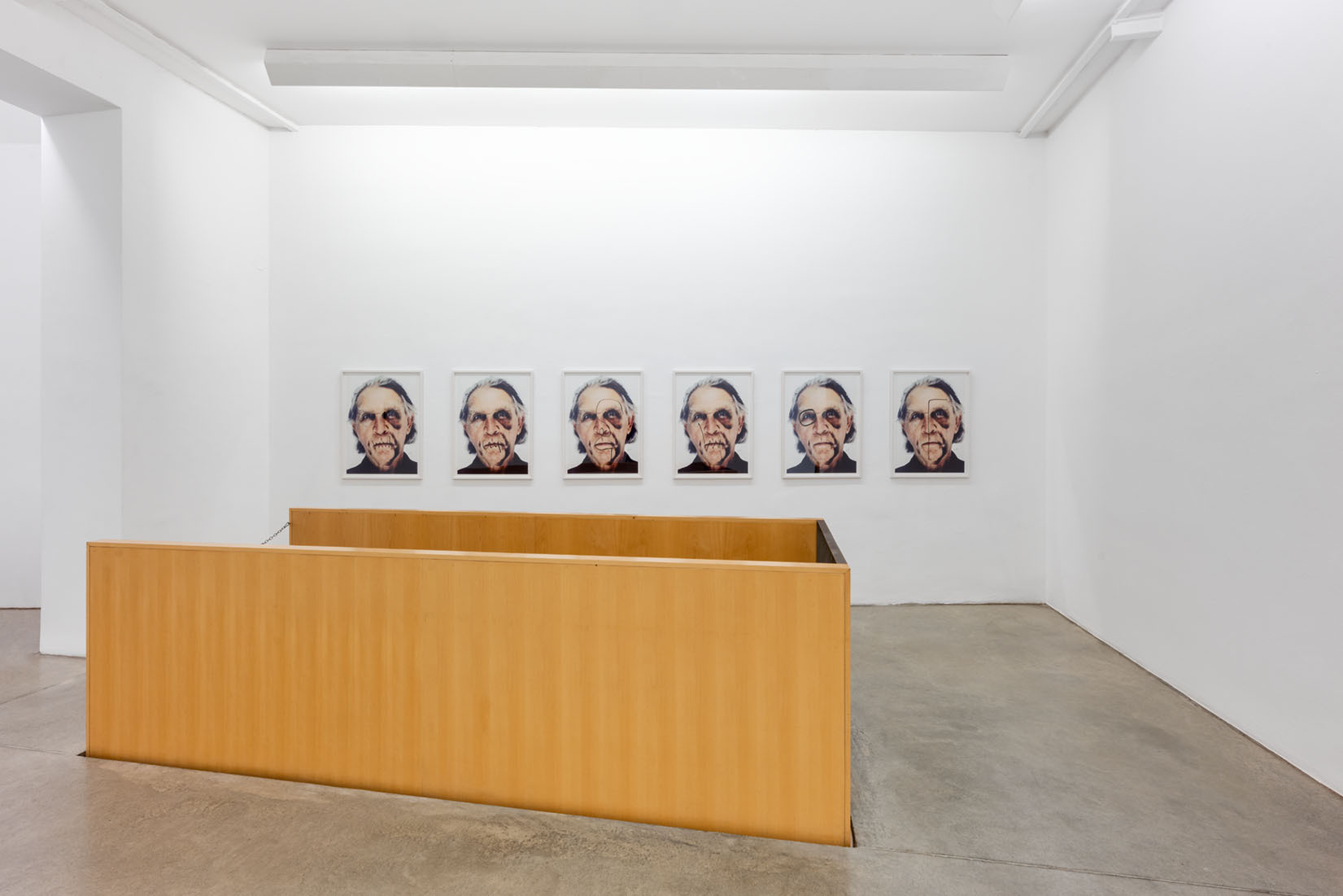 Exhibition view DIE EINSAMKEIT DES SATYRS, curated by Andrea Bellini, Christine König Galerie, Vienna 2021