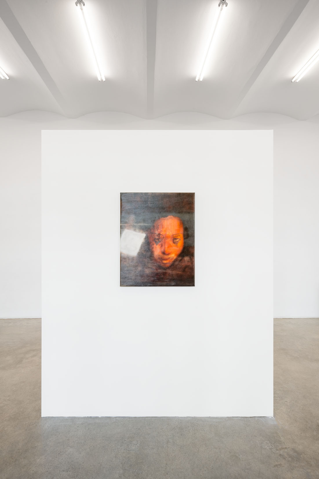 HAMISHI FARAH Southsideju1, 2020 acrylics on linen 100 x 85 cm Courtesy Christine König Galerie, Vienna and the artist