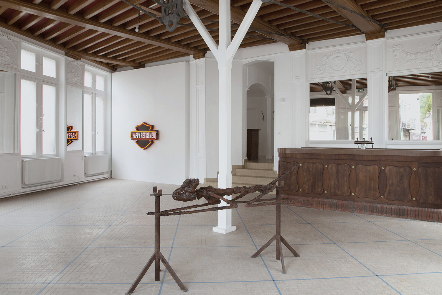 Fabian Boschung, G.G.G, exhibition view, Café des Glaces, Tonnerre