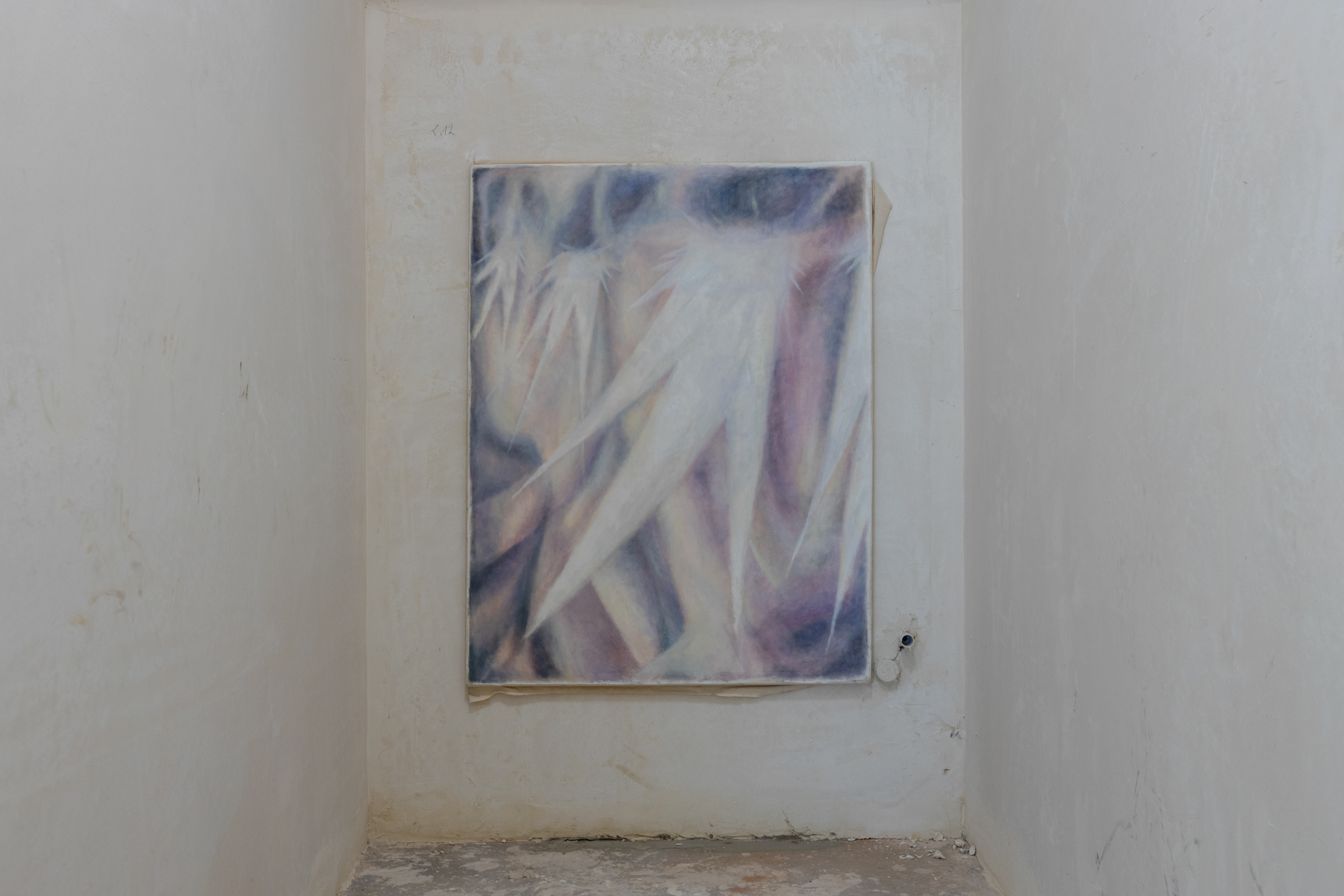 Paweł Olszewski, Untitled (Stars in the Eyes), 2021, oil on canvas, 130x100 cm