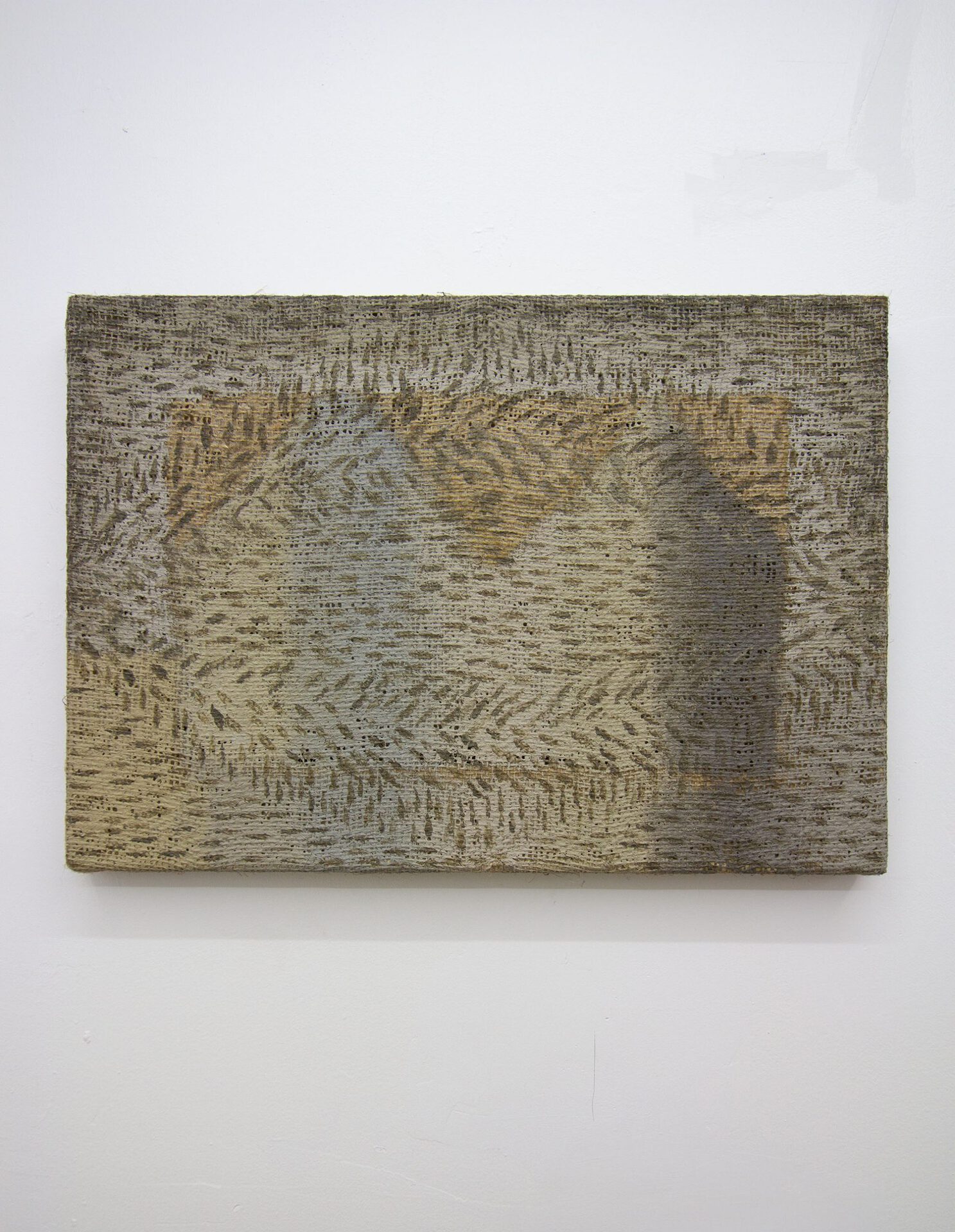 Jon Pinn, ‘By’, Acrylic on jute, 30x50 cm, 2020