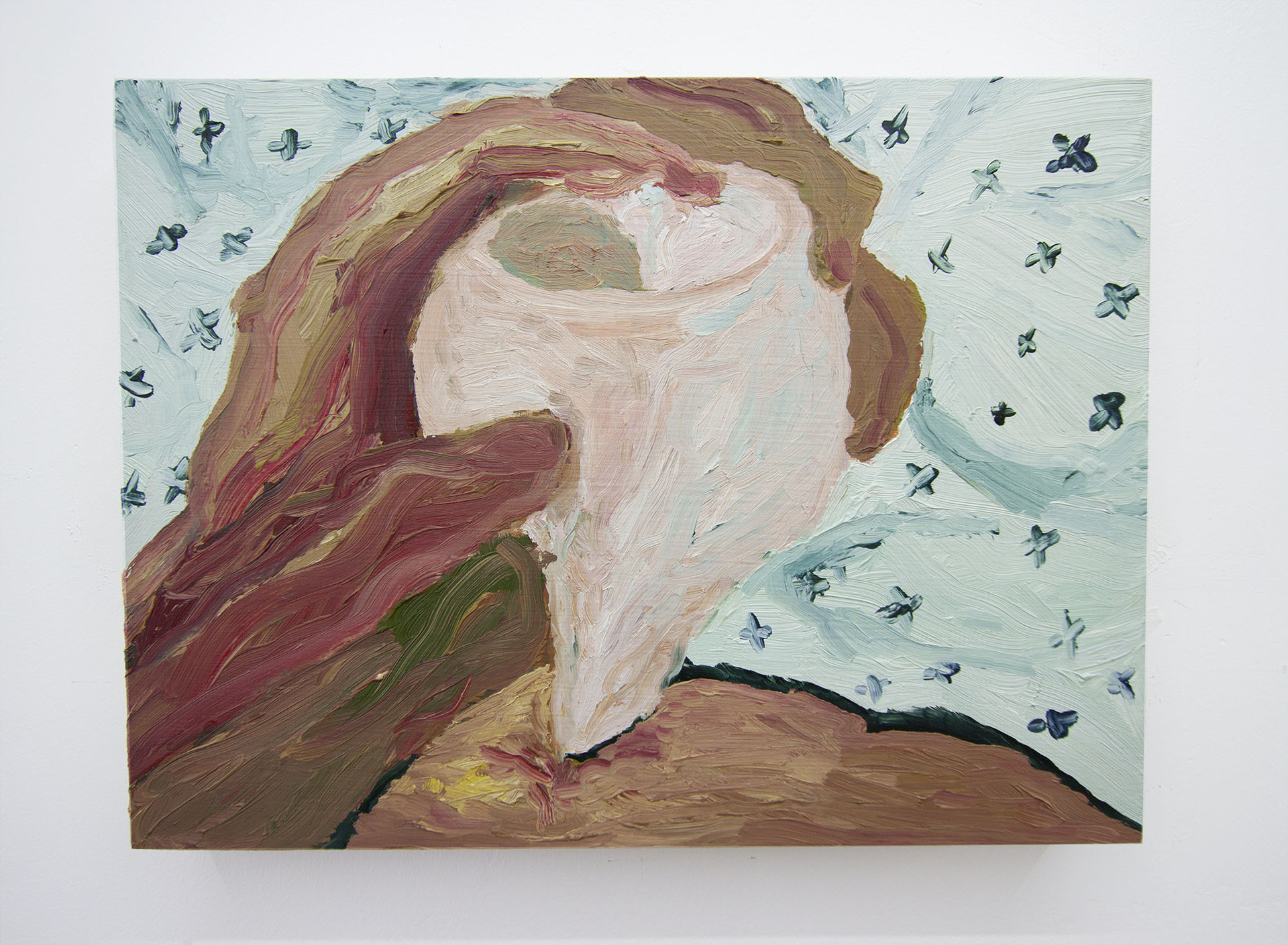 Carrie Cook,‘Soft Is Hard’, oil on panel, 9”x12”, 2021