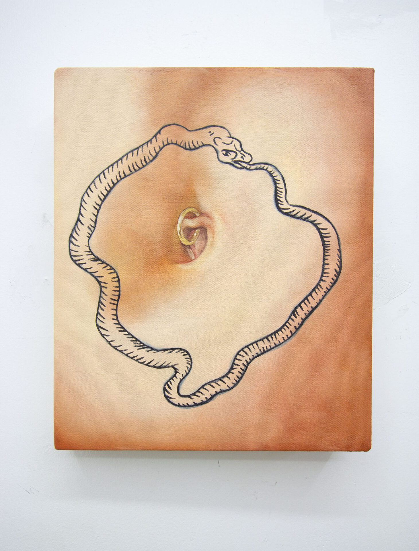 Kady Grant, ‘Loop’, Oil on canvas, 12”x10”, 2021
