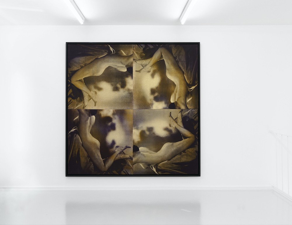 John Stezaker, Sky, 1982, Silkscreen print on canvas, 195 x 195 cm