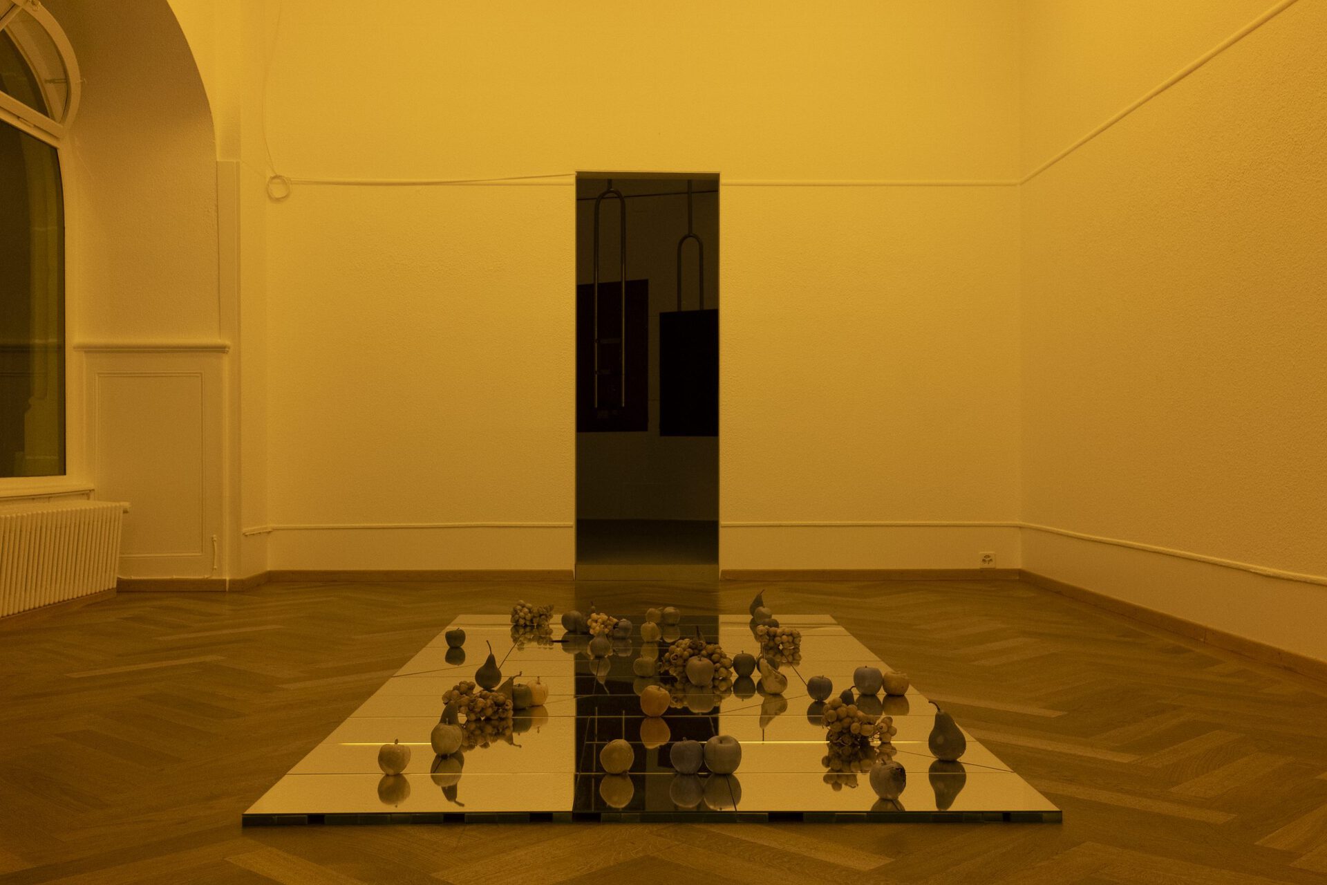 Installation views of the exhibition "Seemingly Incurable Sensation of Temporal Ambiguity" (2021) at the KRONE COURONNE. Photo: © Michal Florence Schorro.