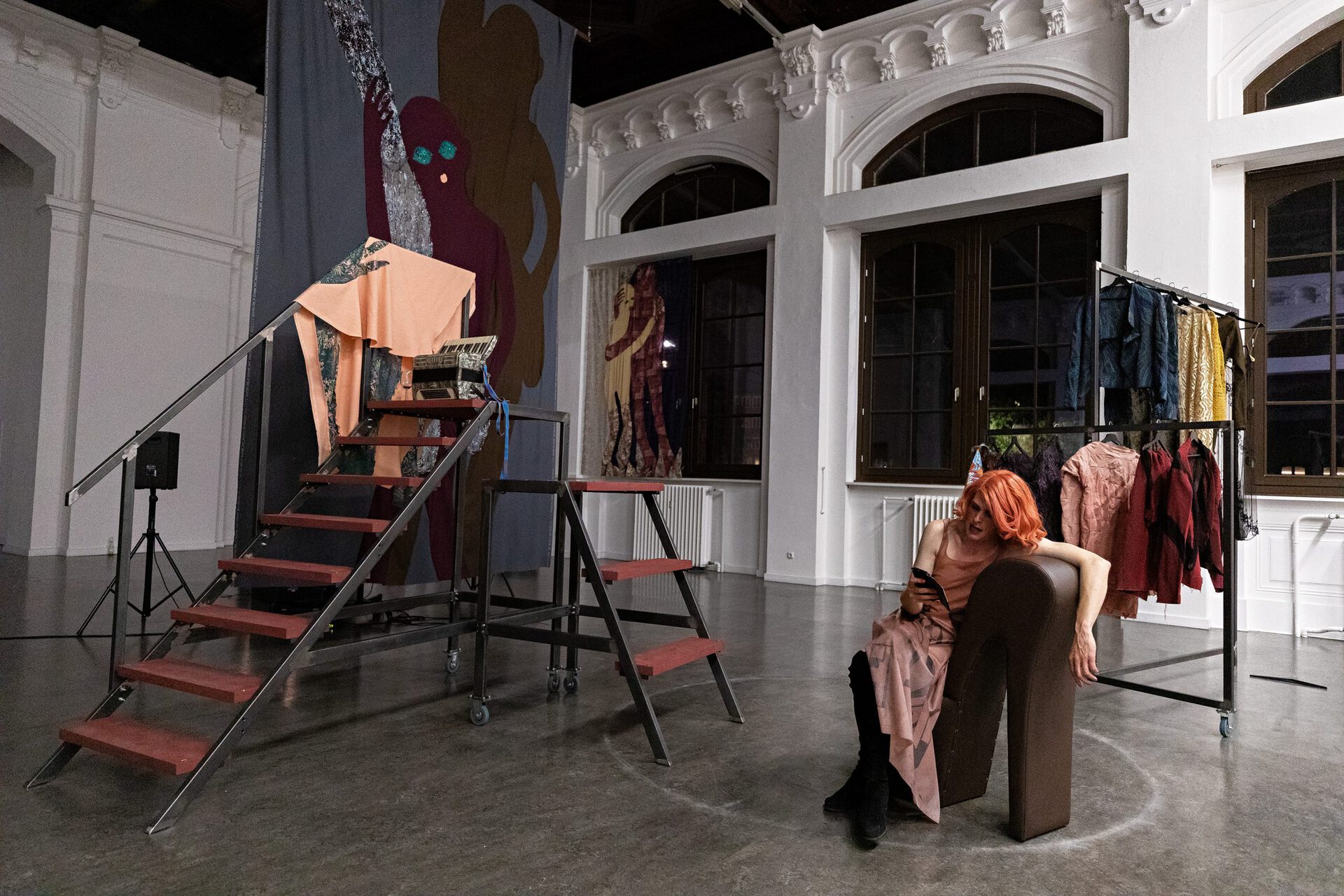 Adam Christensen, Küss mich, bevor du gehst., 2021, Kunstverein Harburger Bahnhof, Photo: Fred Dott