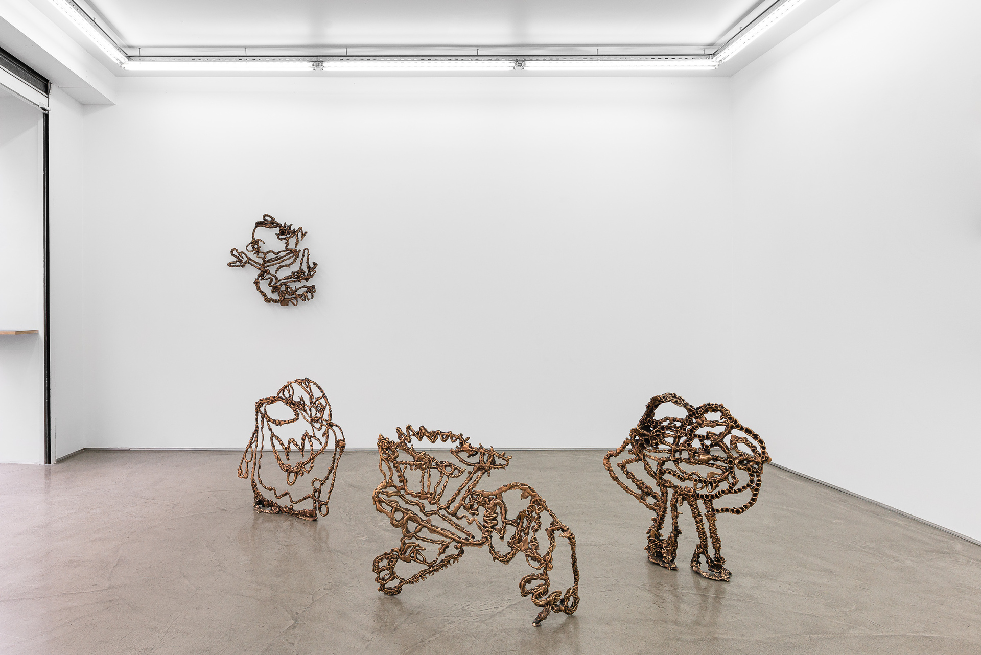 Exhibition view "Nobody Move" by Simone Zaccagnini at Galerie Derouillon, Paris, September 2021