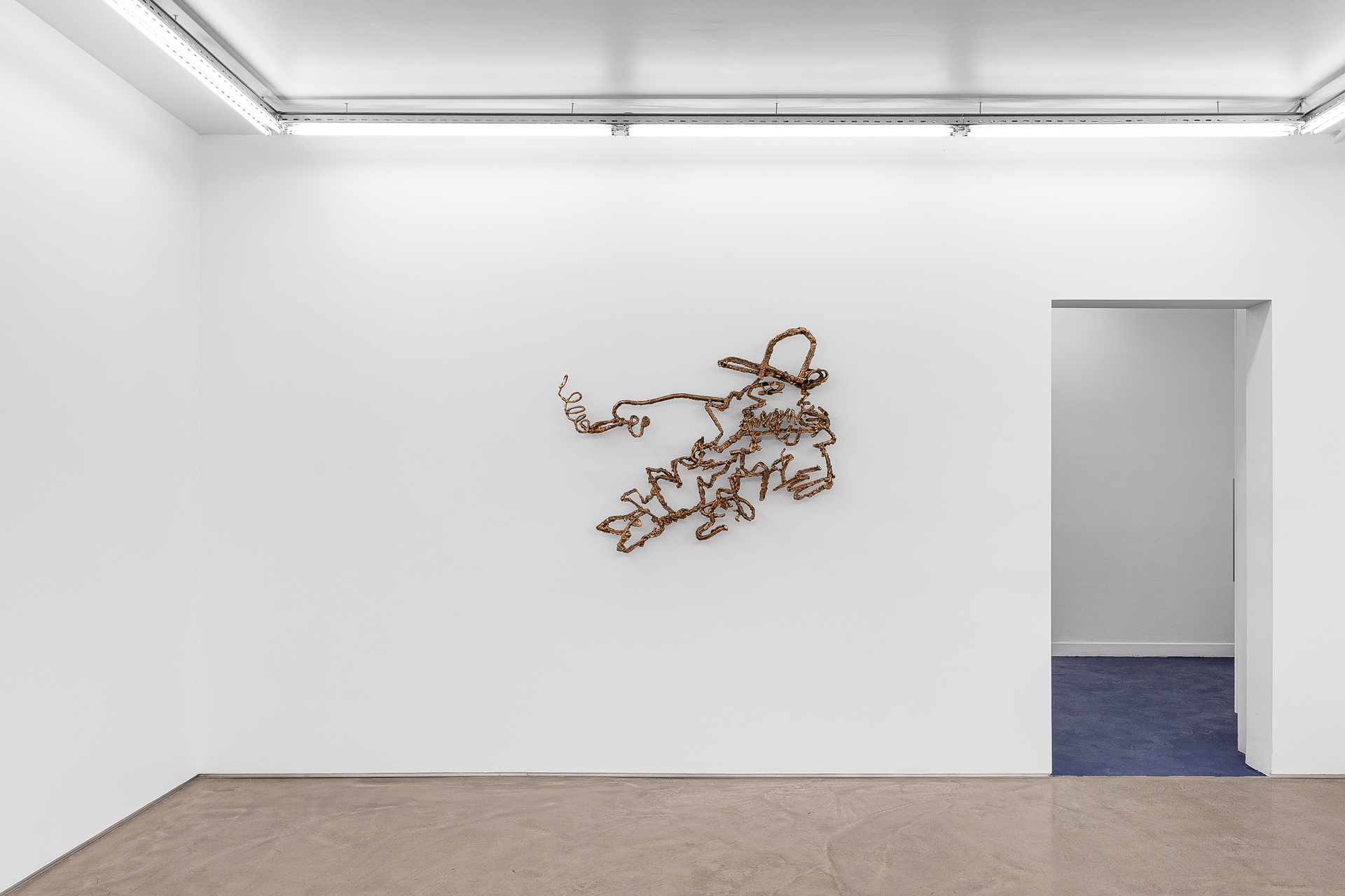 Exhibition view "Nobody Move" by Simone Zaccagnini at Galerie Derouillon, Paris, September 2021