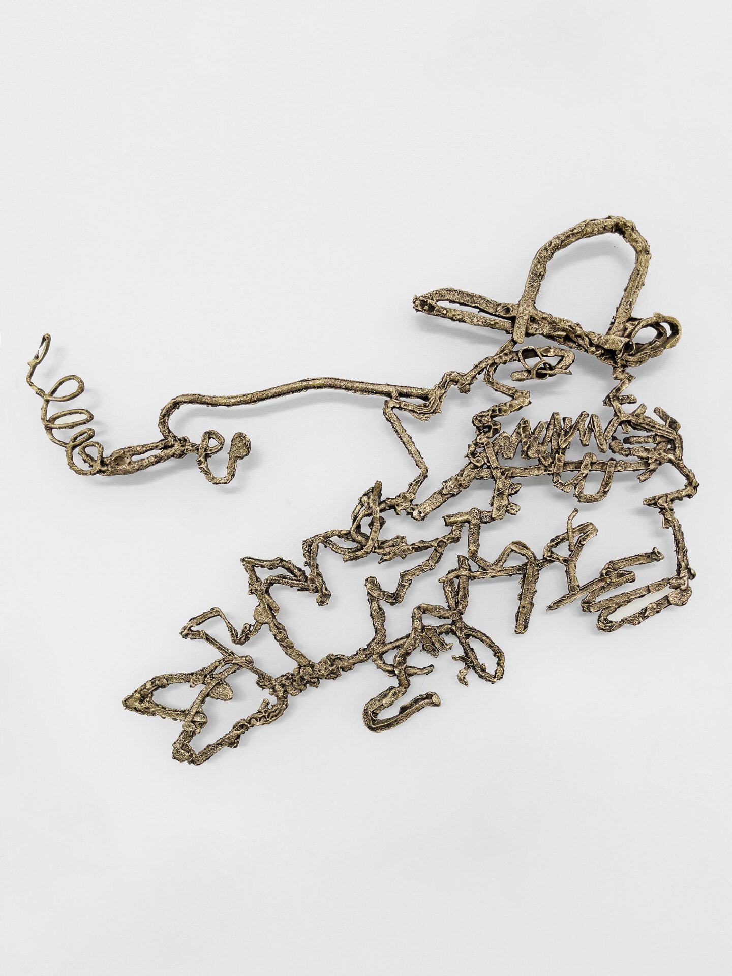 Simone Zaccagnini, 6 in the Morning (Let 'em Bounce), 2021, Bronze, 153 x 110 x 15 cm