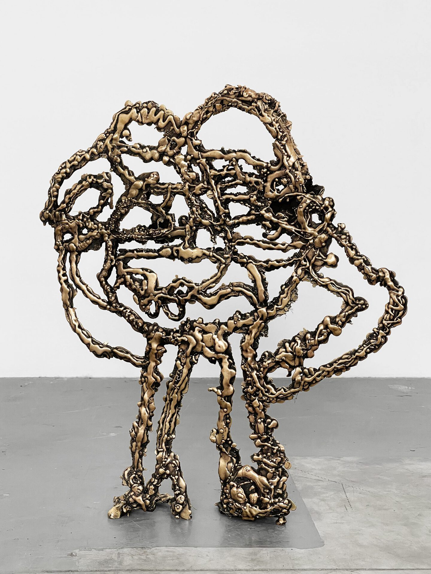 Simone Zaccagnini, Brighter Days, 2021, Bronze, 87 x 75 x 15 cm