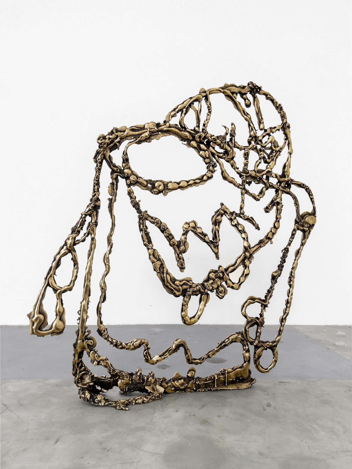 Simone Zaccagnini, Nobody Move, 2021, Bronze, 85 x 85 x 17 cm