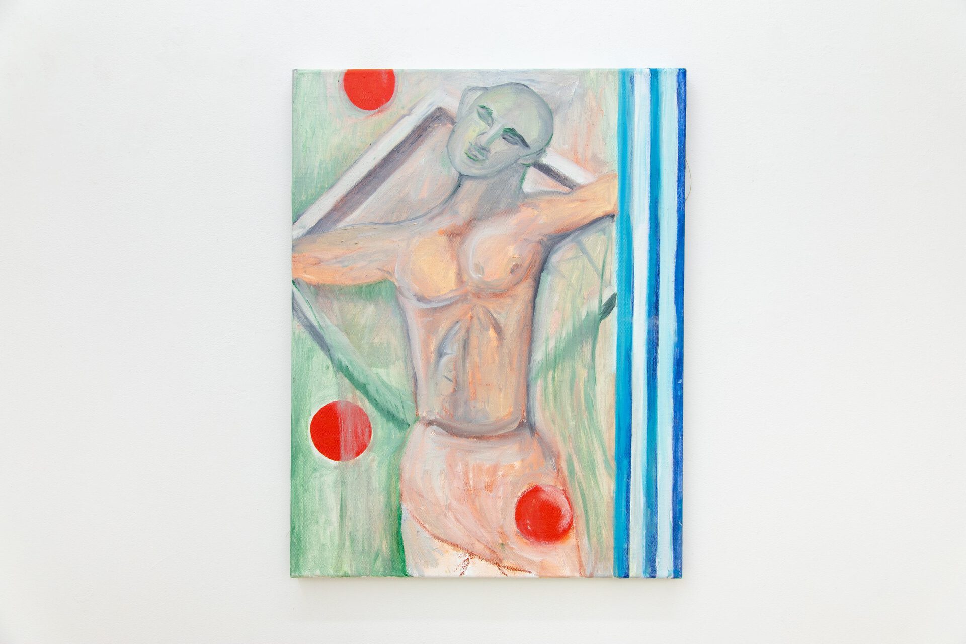 Satoshi Nakase, "Moksha", 2018, Oil on linen, 60cm x 45cm
