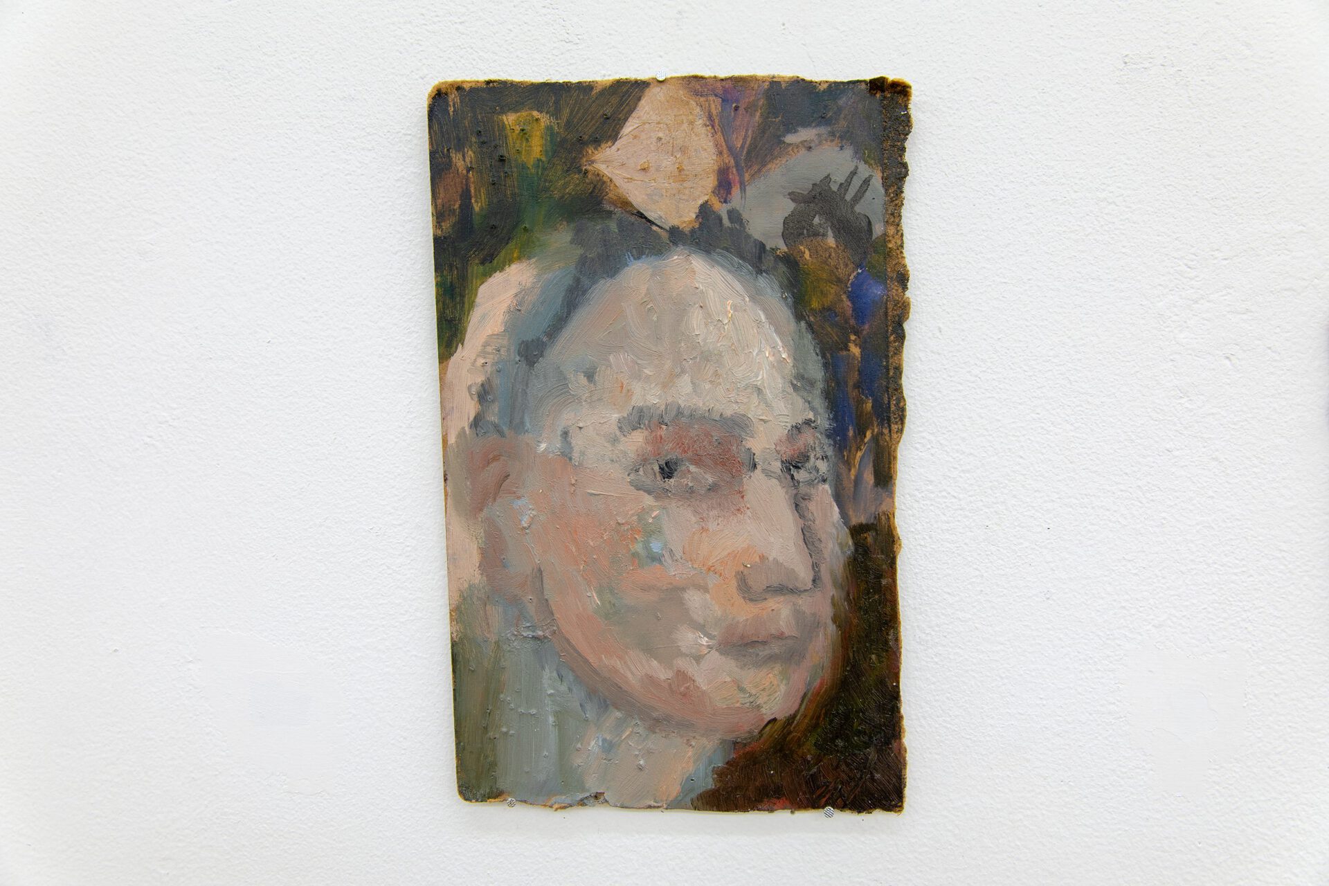 Barbara Wesolowska, "Untitled", Oil on cardboard, 22.5cm x 15cm