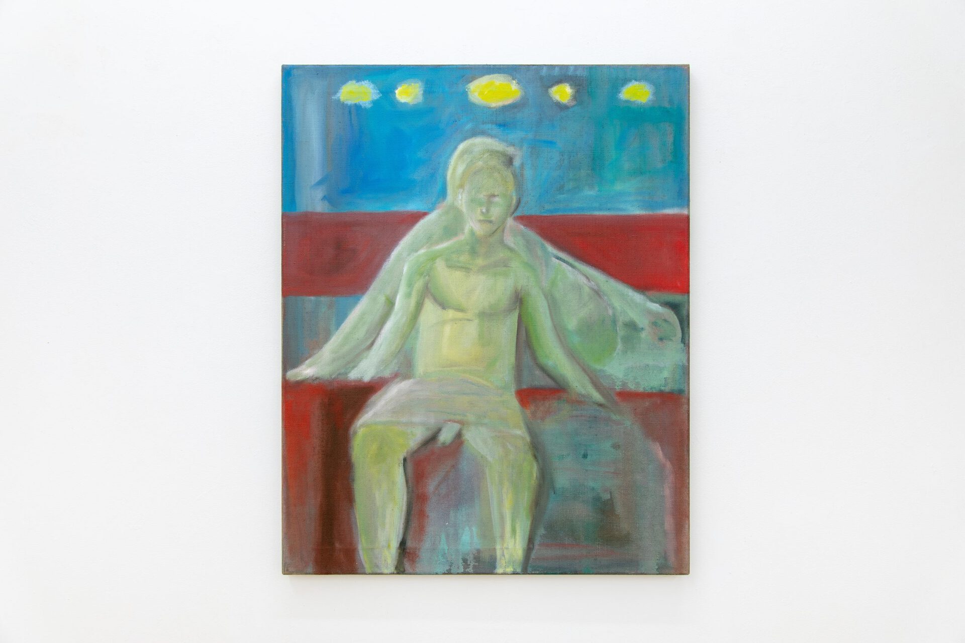 Satoshi Nakase, "supreme goood", 2018, Oil on linen, 75cm x 60cm